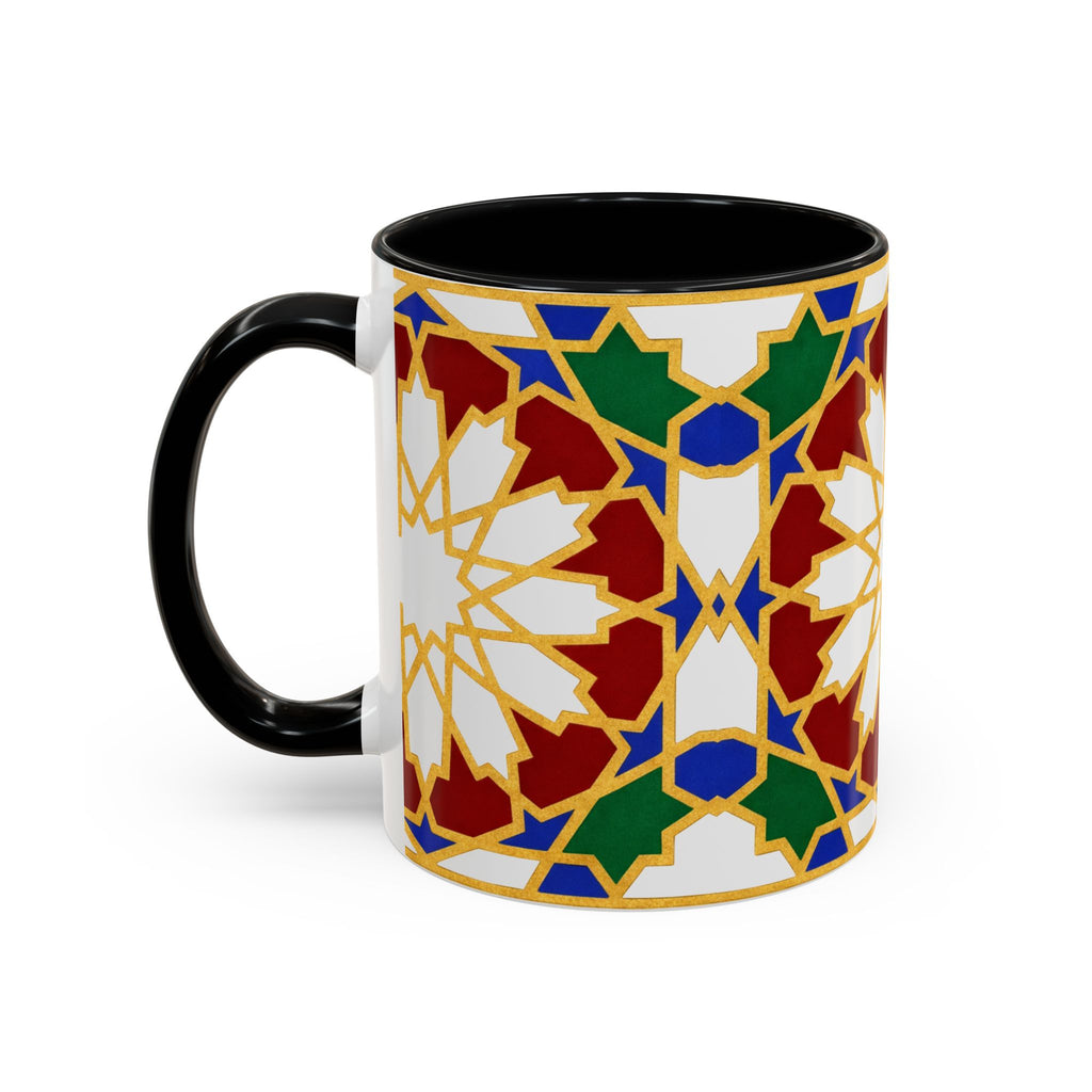 Geometric Moroccan Tile Mug | Accent Coffee Mug