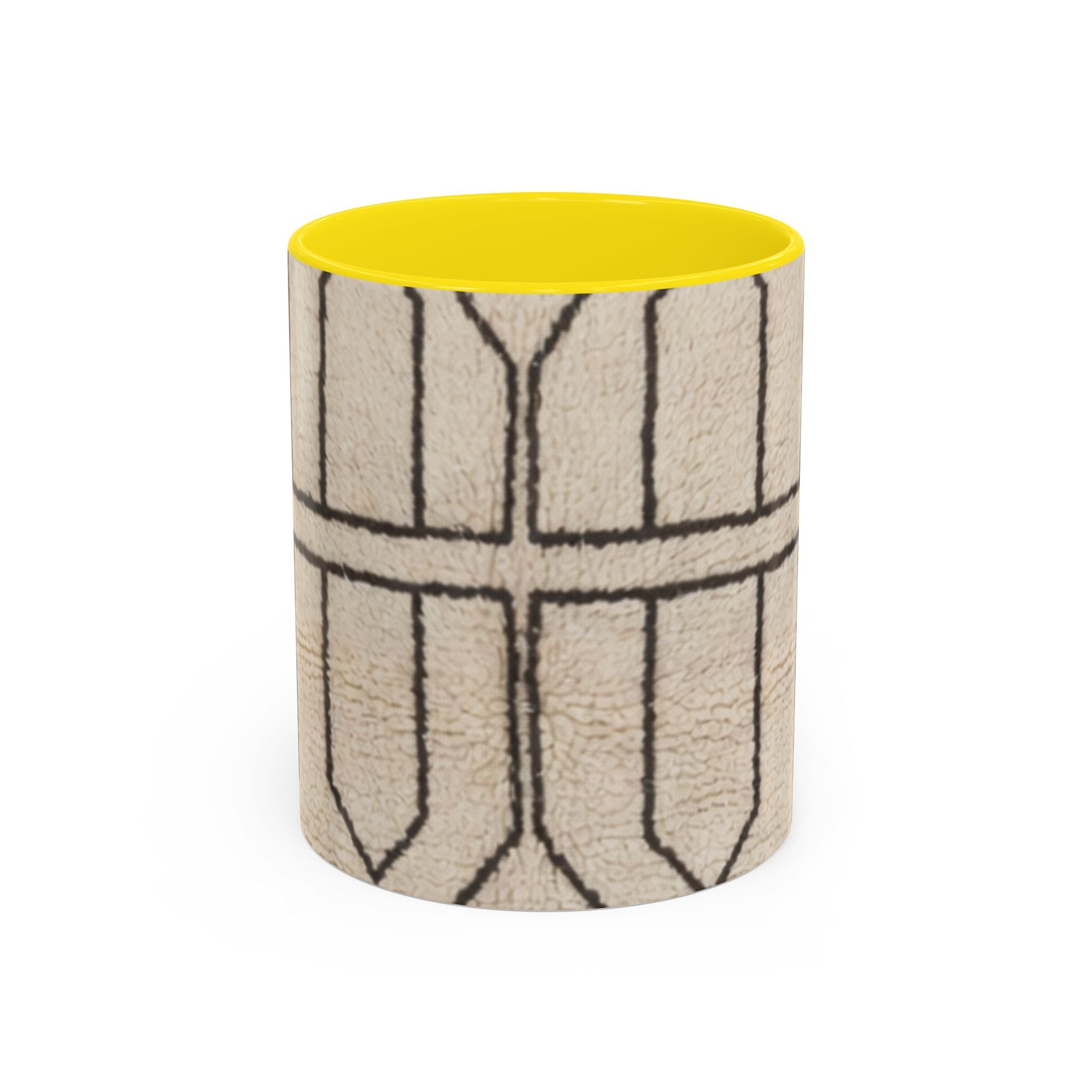 Neutral Geometric Pattern Mug | Accent Coffee Mug 11oz 15oz