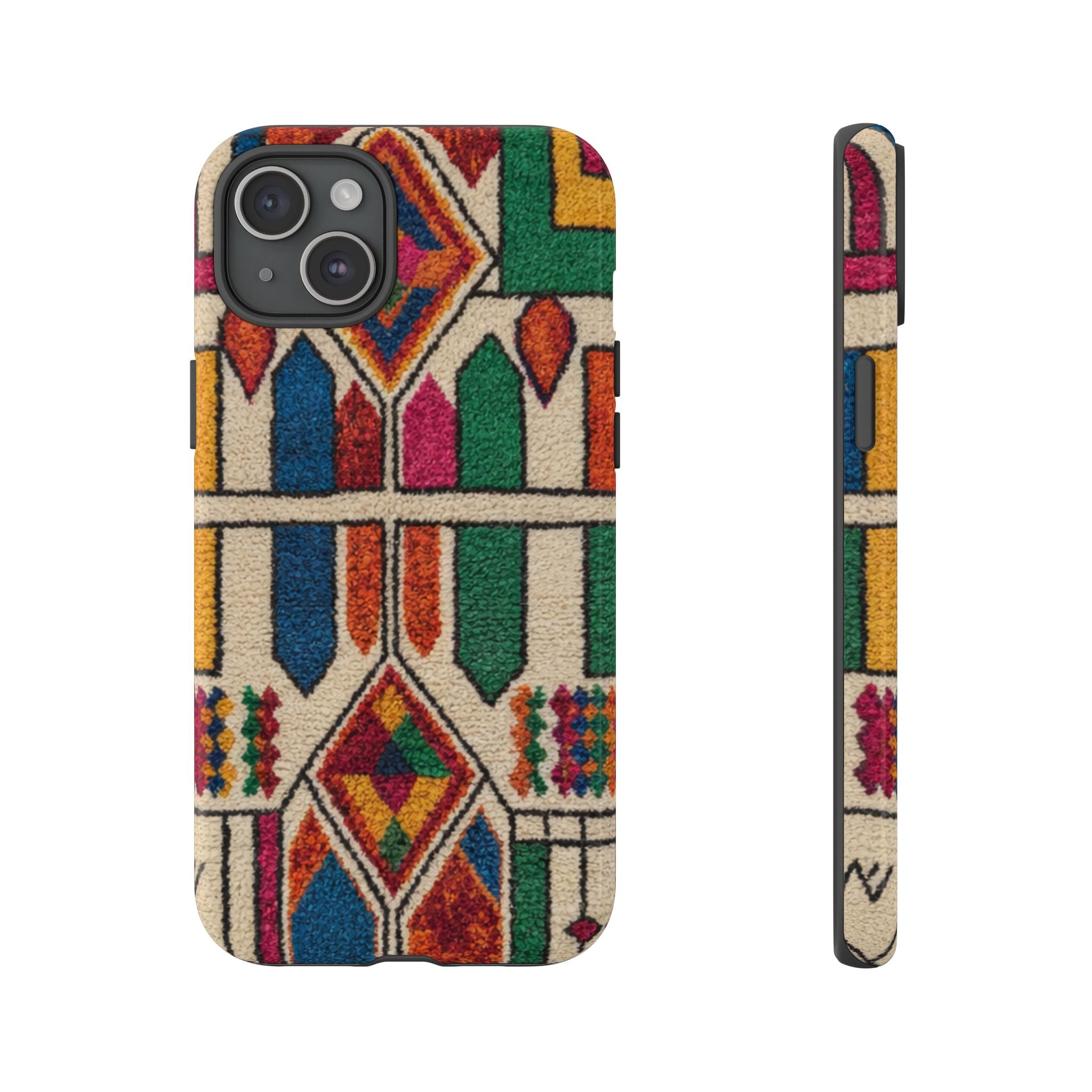 Colorful Moroccan Berber Pattern Phone Case | Tough Cases