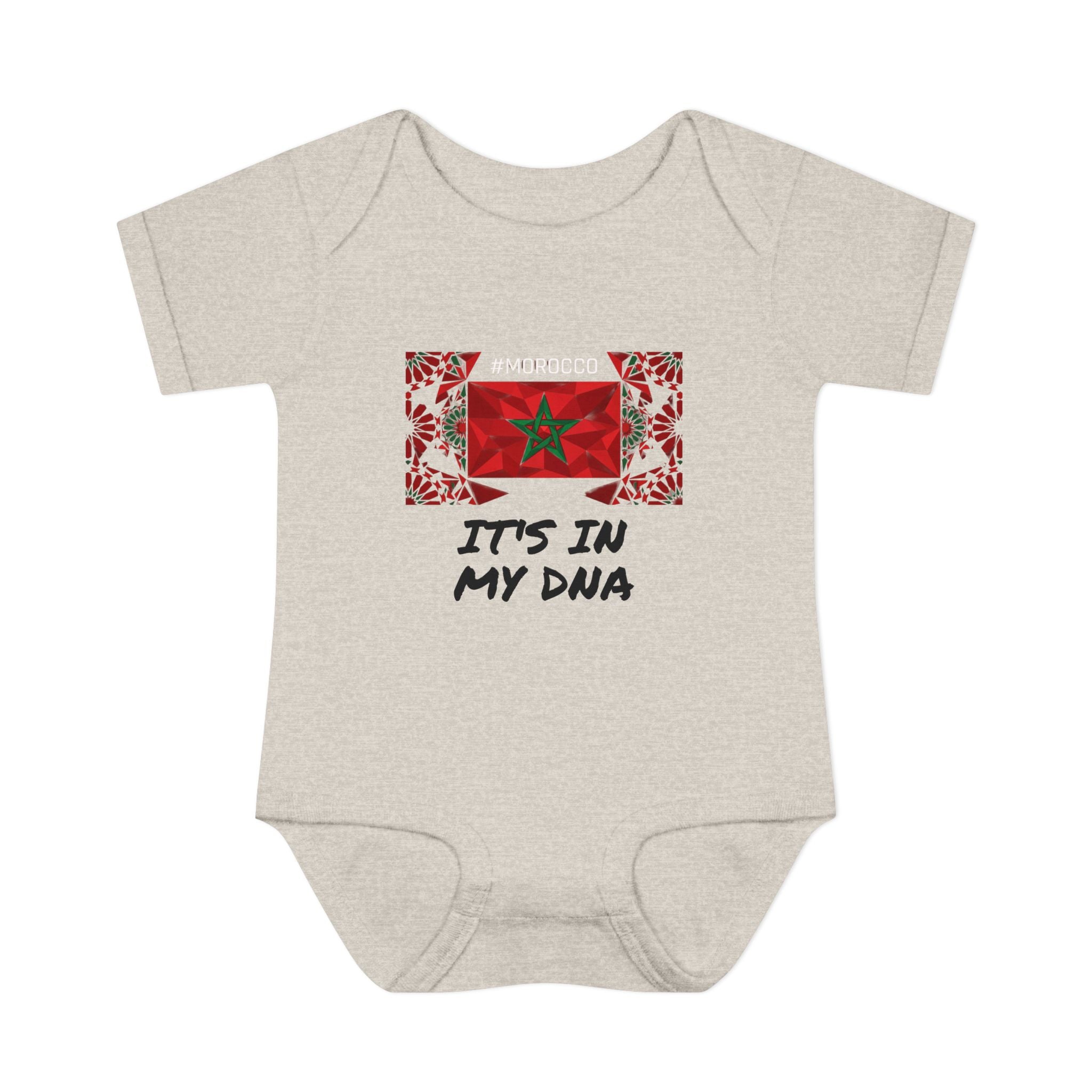 Cute Morocco Flag It's In My DNA Infant Bodysuit | Baby Onesie