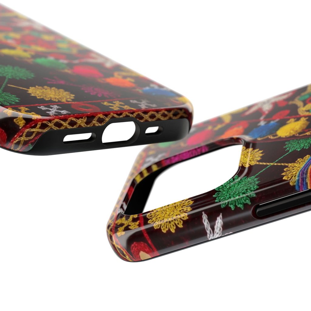 Colorful Pom Pom Pattern Phone Case | Tough Phone Case