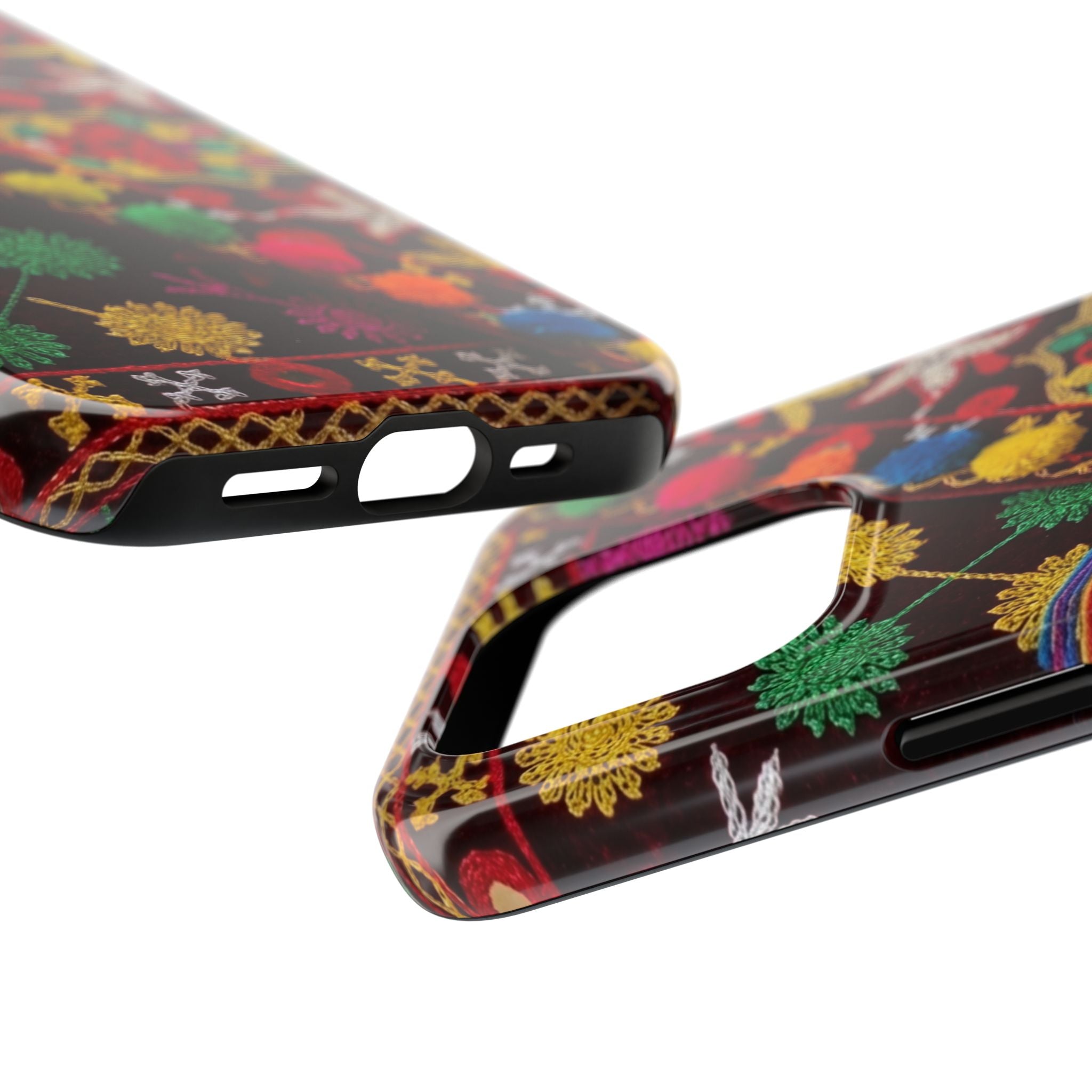 Colorful Pom Pom Pattern Phone Case | Tough Phone Case