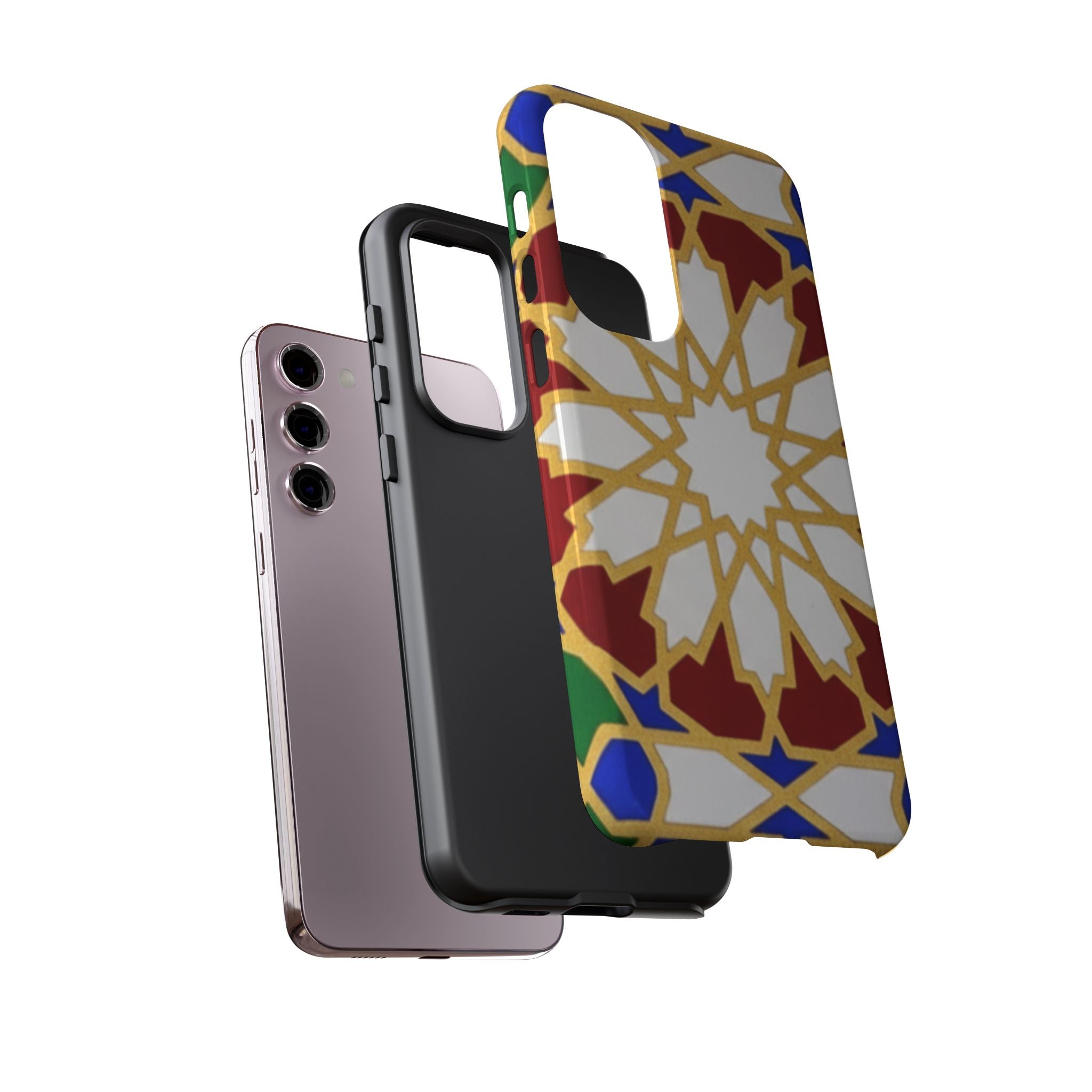 Geometric Moroccan Pattern Tough Case | Colorful Mosaic Phone Cover