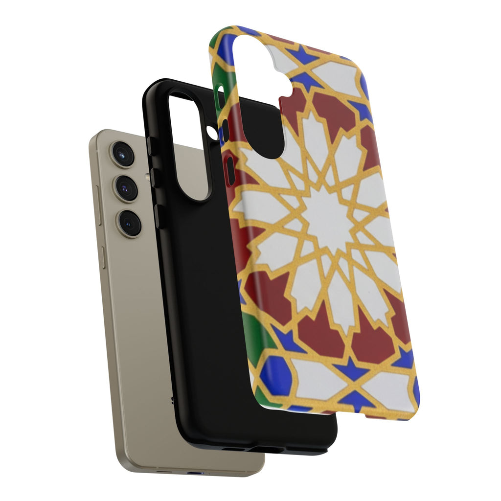 Geometric Moroccan Pattern Tough Case | Colorful Mosaic Phone Cover