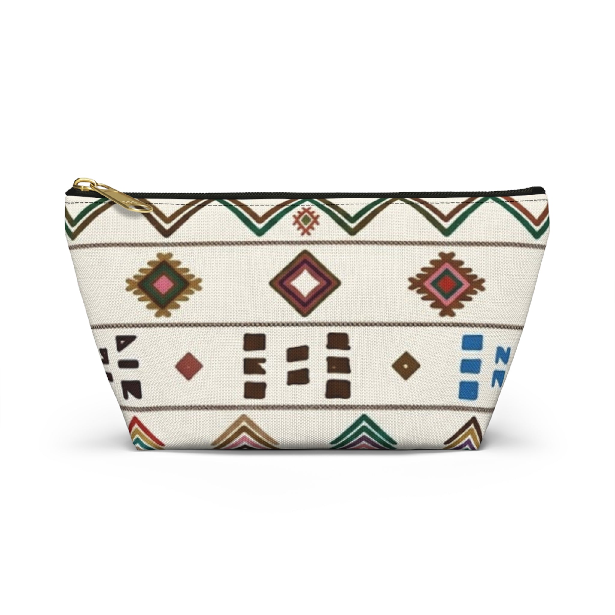 Boho Aztec Pattern Accessory Pouch | TBottom Makeup Bag