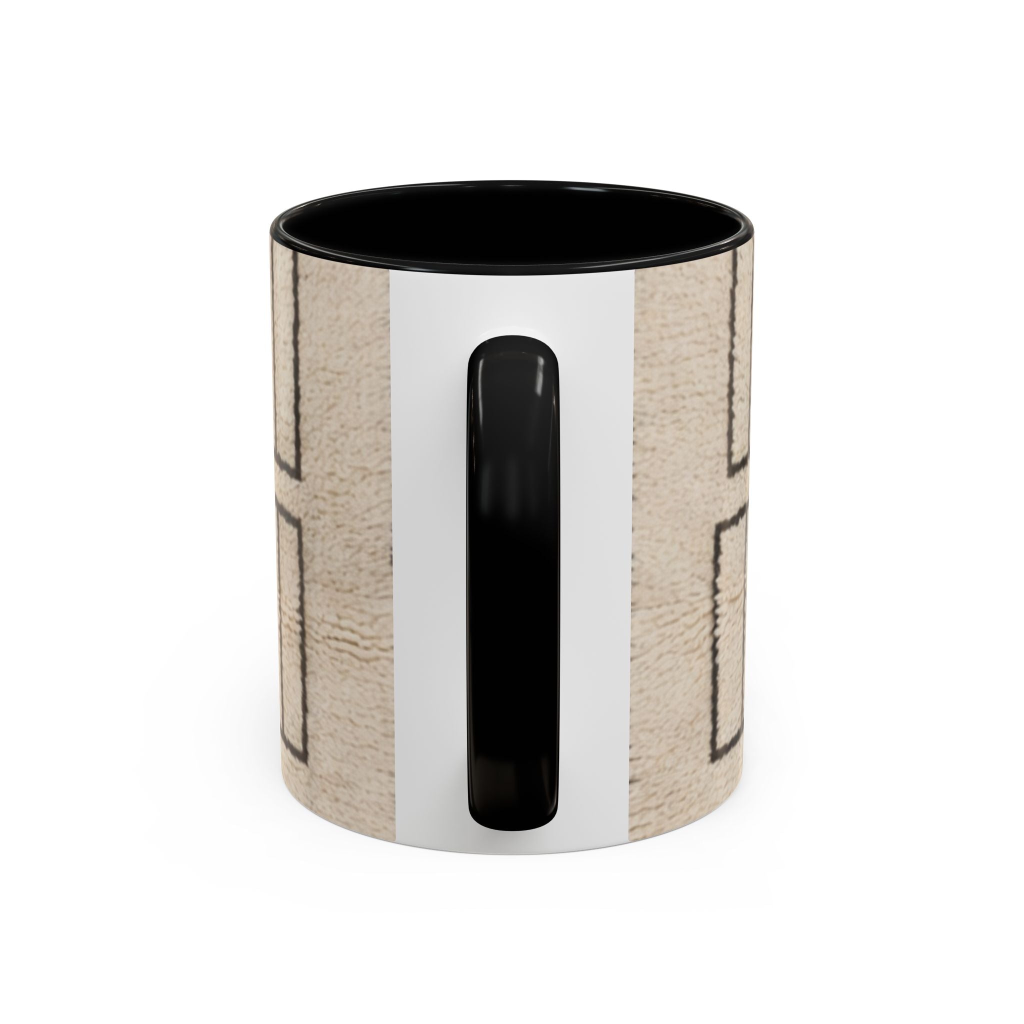 Neutral Geometric Pattern Mug | Accent Coffee Mug 11oz 15oz