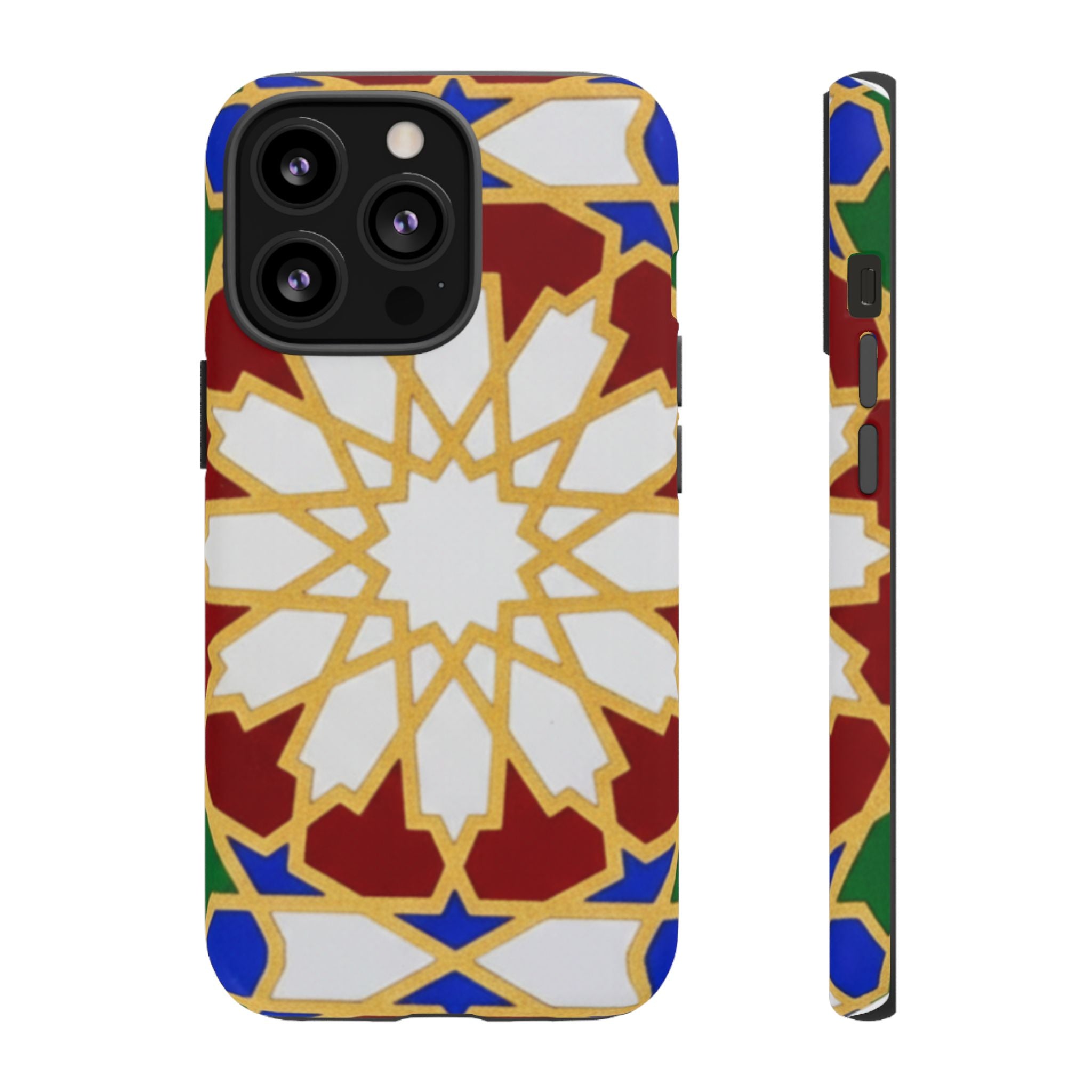 Geometric Moroccan Pattern Tough Case | Colorful Mosaic Phone Cover