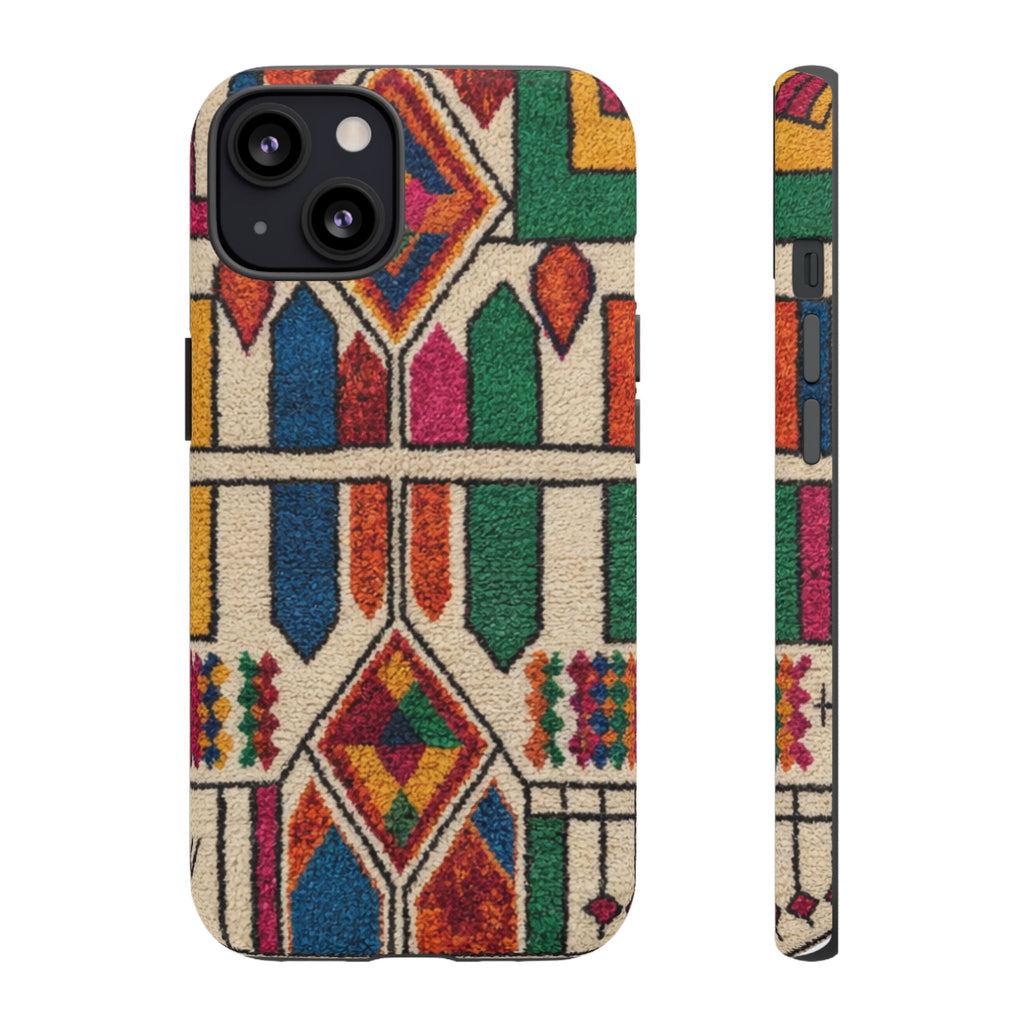 Colorful Moroccan Berber Pattern Phone Case | Tough Cases