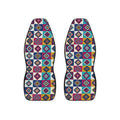 Colorful Geometric Diamond Pattern Car Seat Covers | Southwestern Print