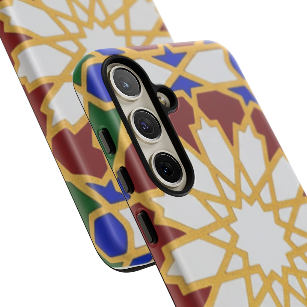 Geometric Moroccan Pattern Tough Case | Colorful Mosaic Phone Cover