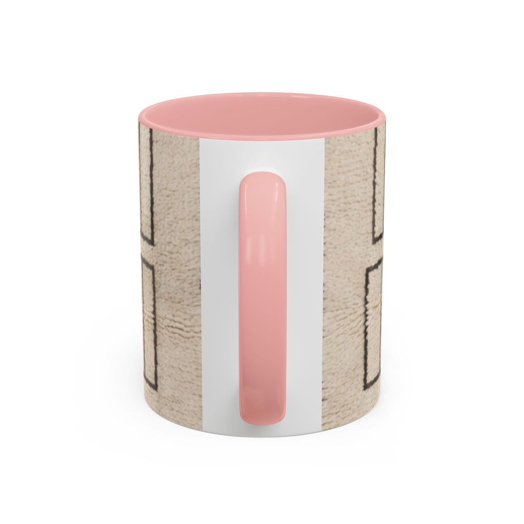 Neutral Geometric Pattern Mug | Accent Coffee Mug 11oz 15oz