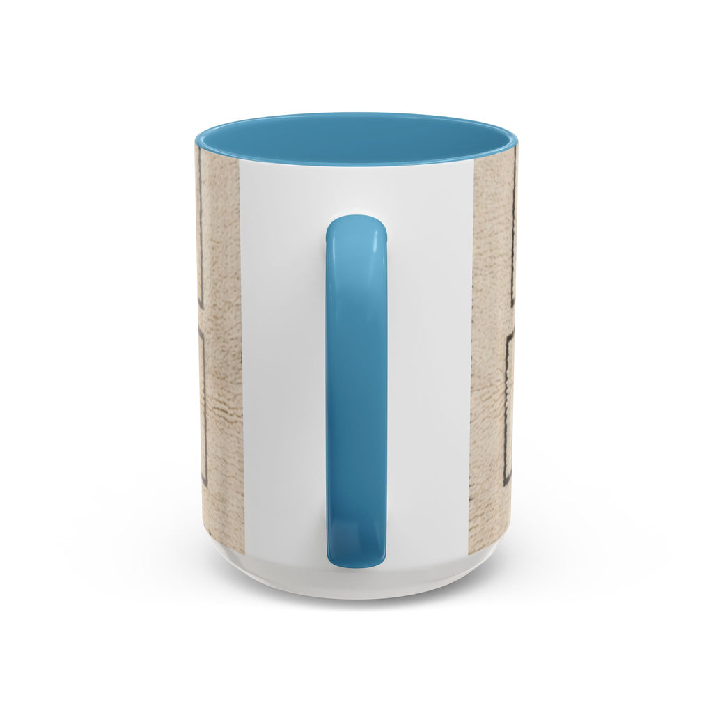 Neutral Geometric Pattern Mug | Accent Coffee Mug 11oz 15oz