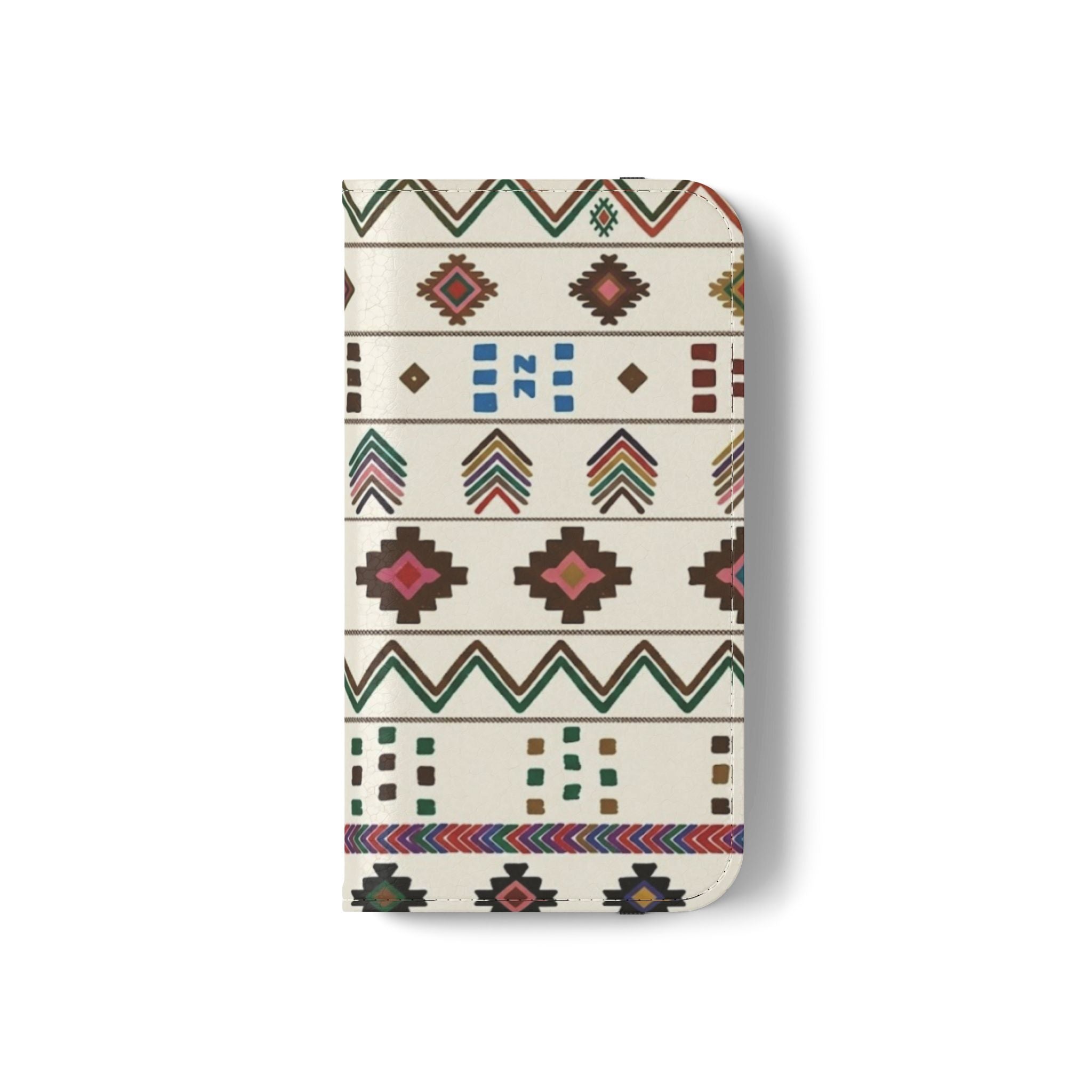 Southwestern Aztec Pattern Flip Case | Tribal Phone Wallet, Card Slots