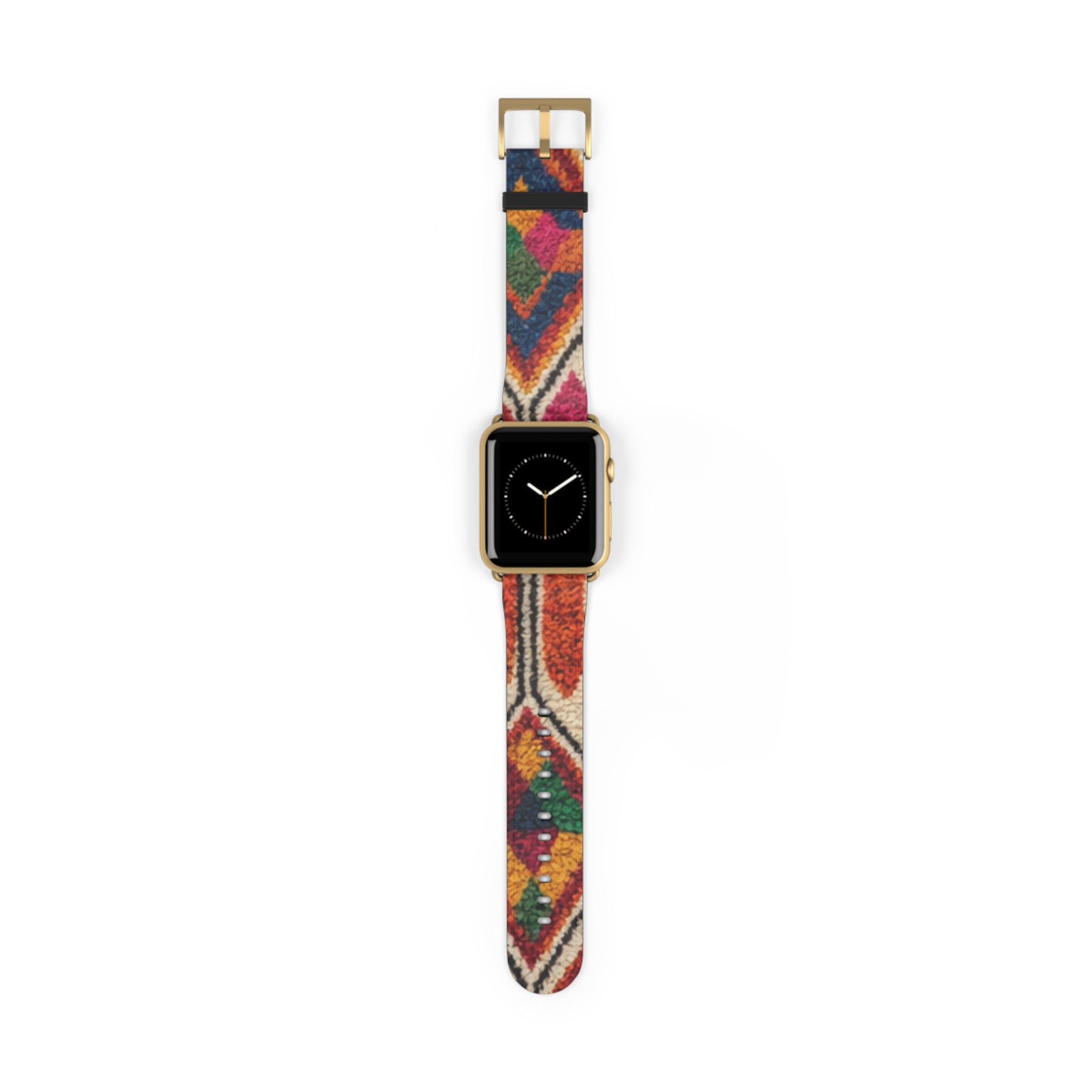 Boho Kilim Pattern Watch Band | Colorful Moroccan Berber Strap
