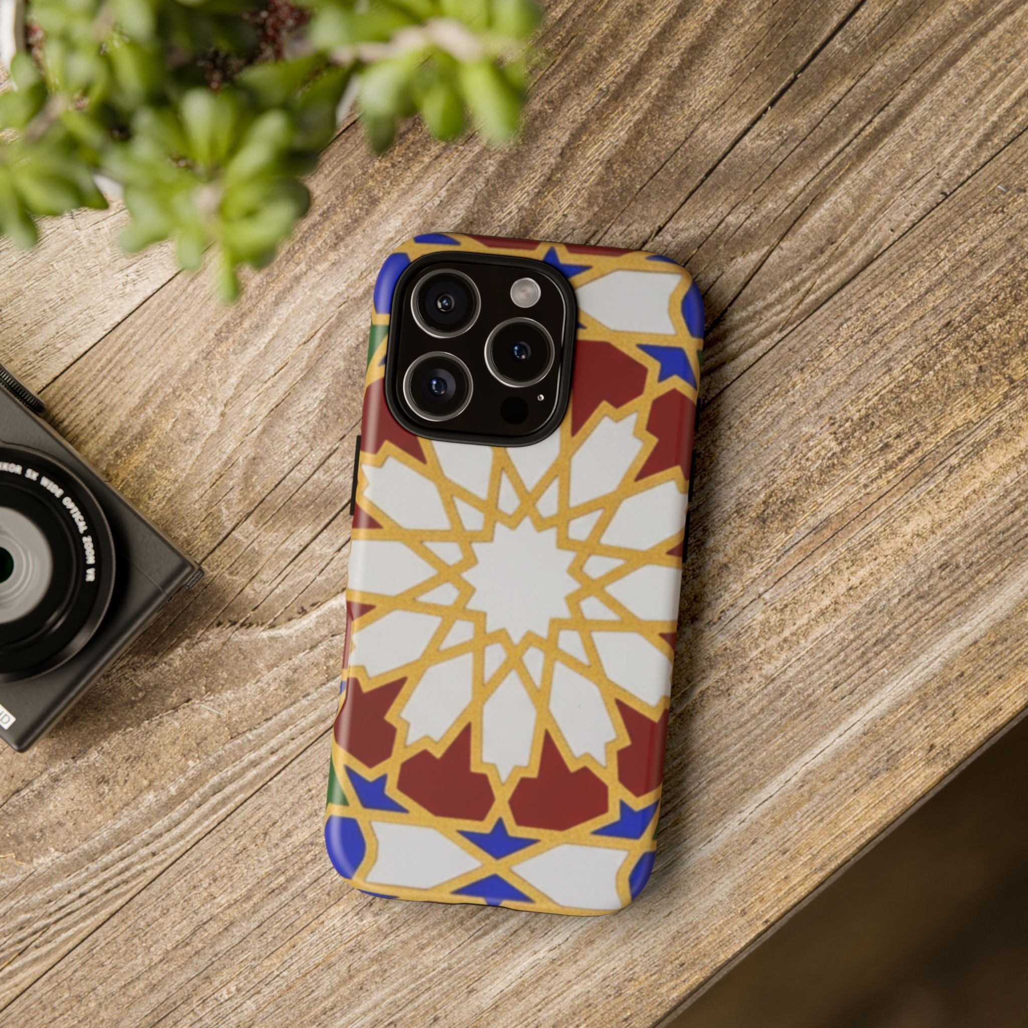 Geometric Moroccan Pattern Tough Case | Colorful Mosaic Phone Cover