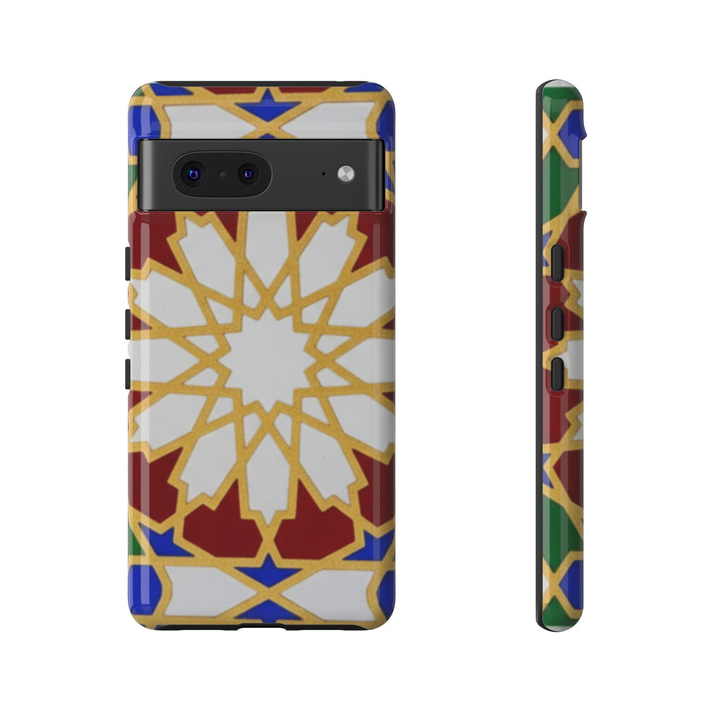 Geometric Moroccan Pattern Tough Case | Colorful Mosaic Phone Cover