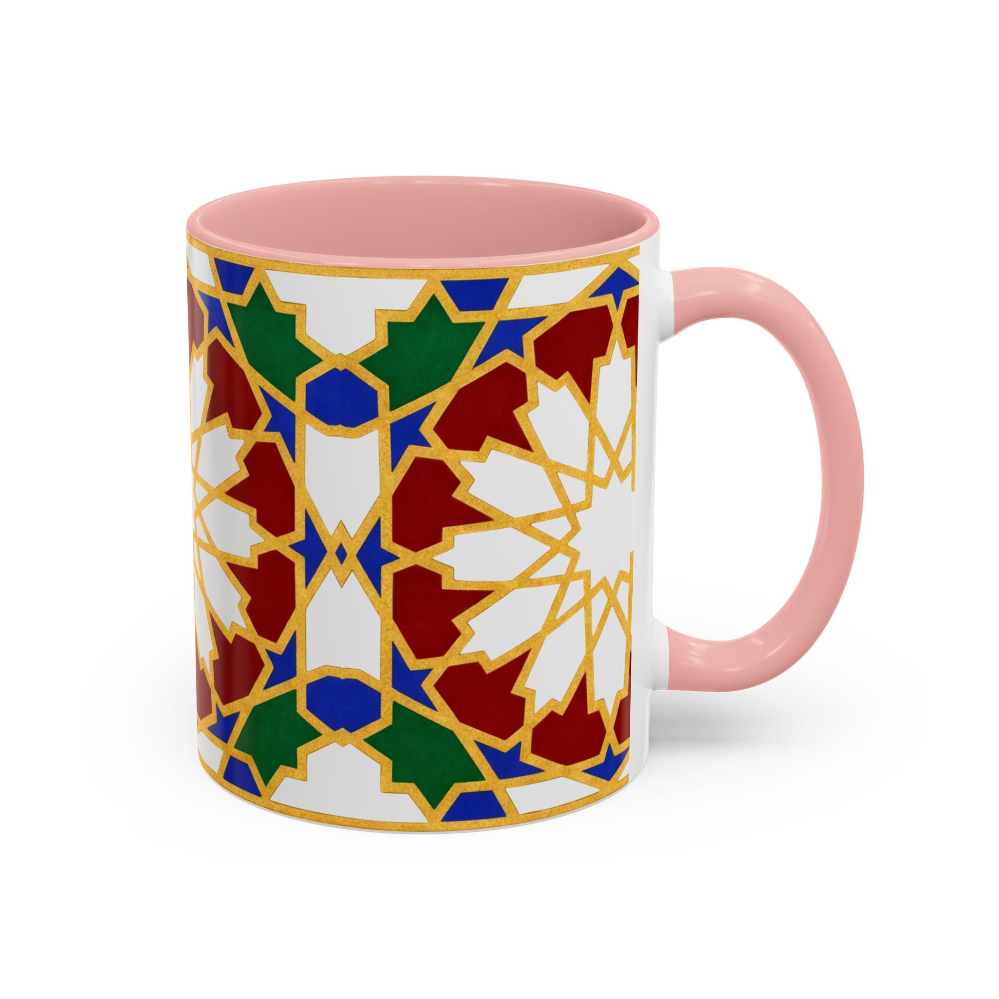 Geometric Moroccan Tile Mug | Accent Coffee Mug