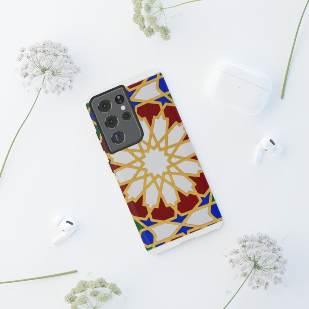 Geometric Moroccan Pattern Tough Case | Colorful Mosaic Phone Cover