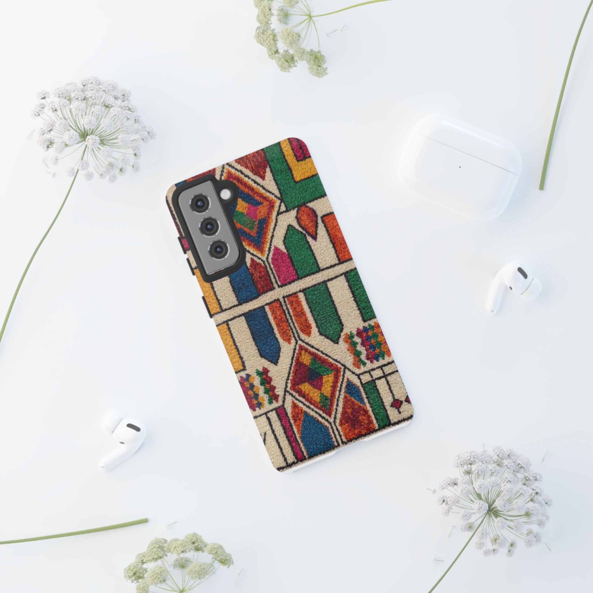 Colorful Moroccan Berber Pattern Phone Case | Tough Cases