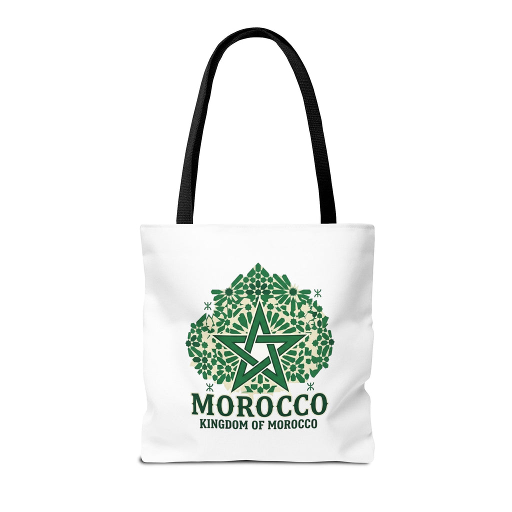 Morocco Star Emblem Tote Bag | Kingdom of Morocco Graphic Tote