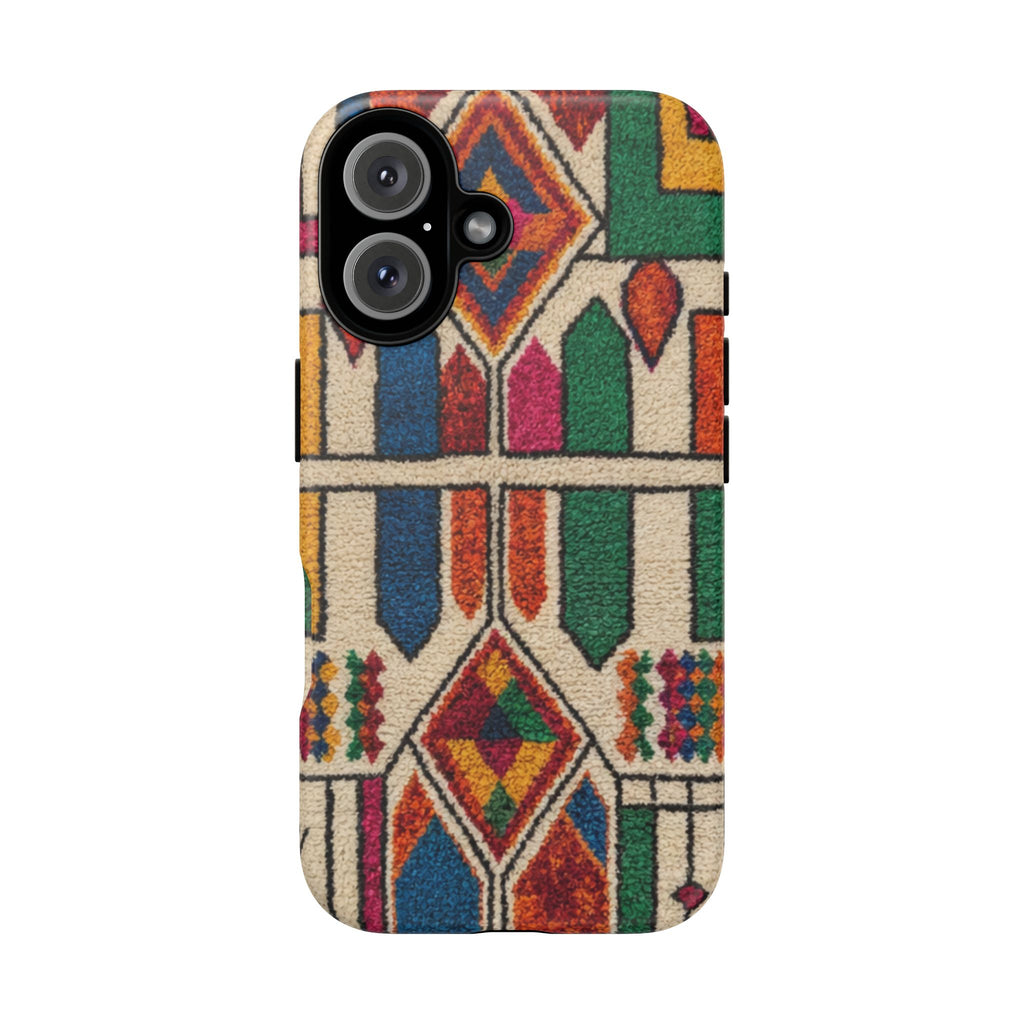 Colorful Moroccan Berber Pattern Phone Case | Tough Cases
