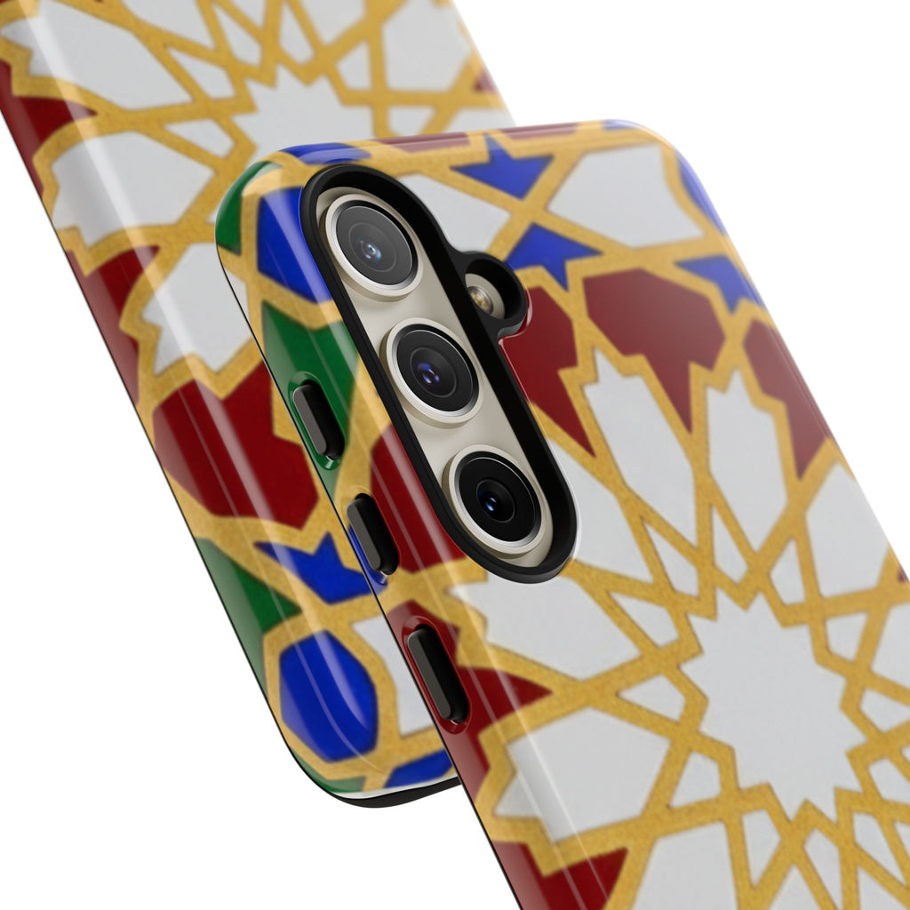 Geometric Moroccan Pattern Tough Case | Colorful Mosaic Phone Cover