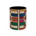 Colorful Geometric Moroccan Pattern Accent Coffee Mug | 11oz or 15oz
