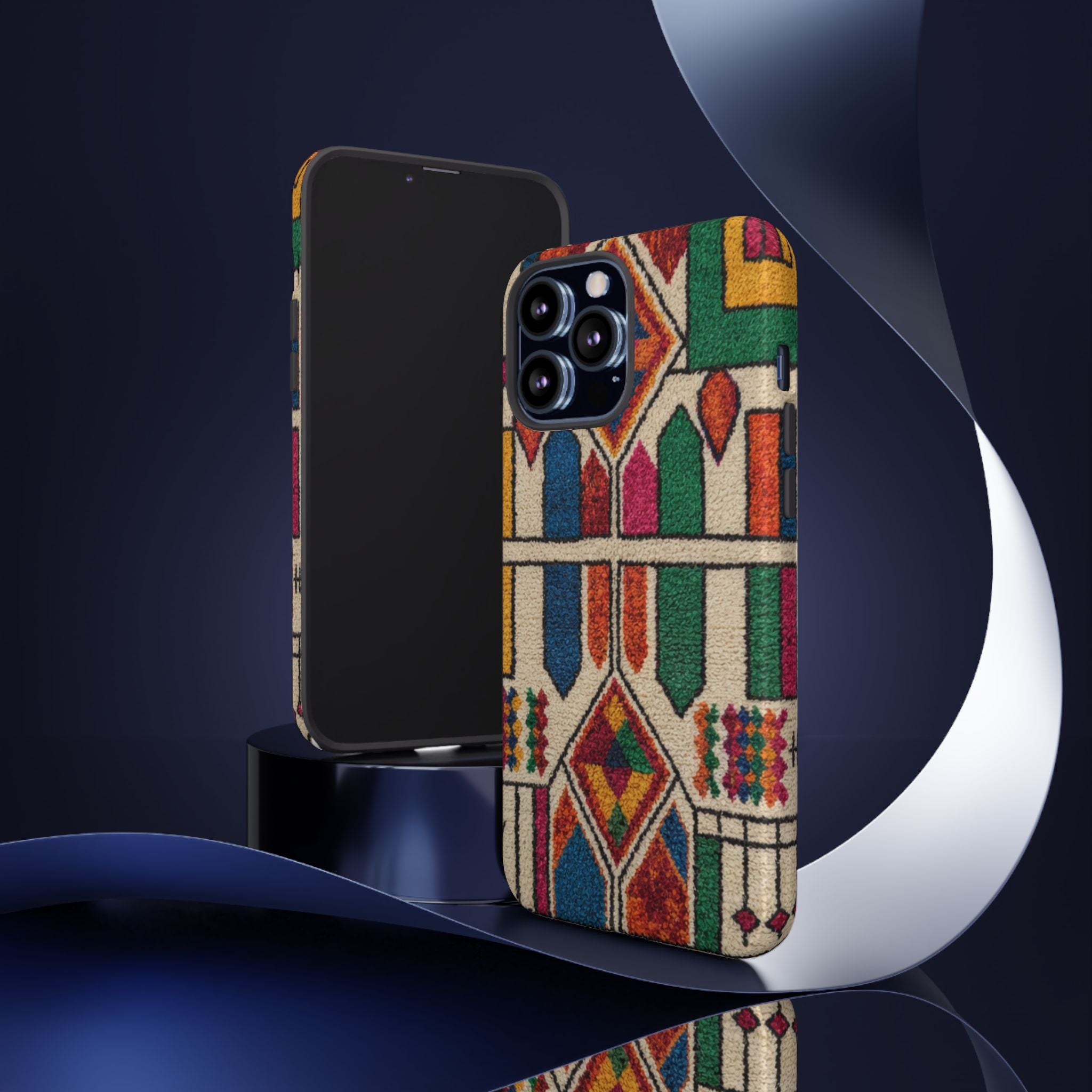 Colorful Moroccan Berber Pattern Phone Case | Tough Cases