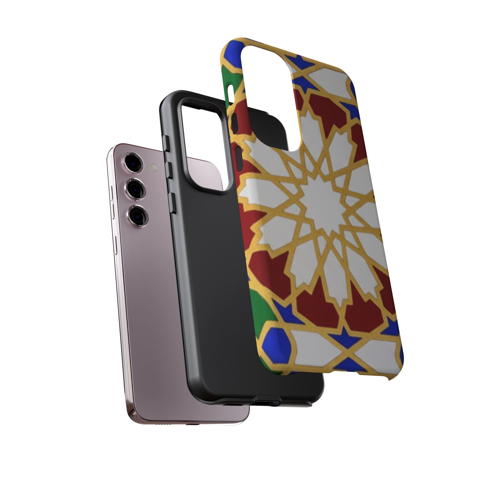 Geometric Moroccan Pattern Tough Case | Colorful Mosaic Phone Cover