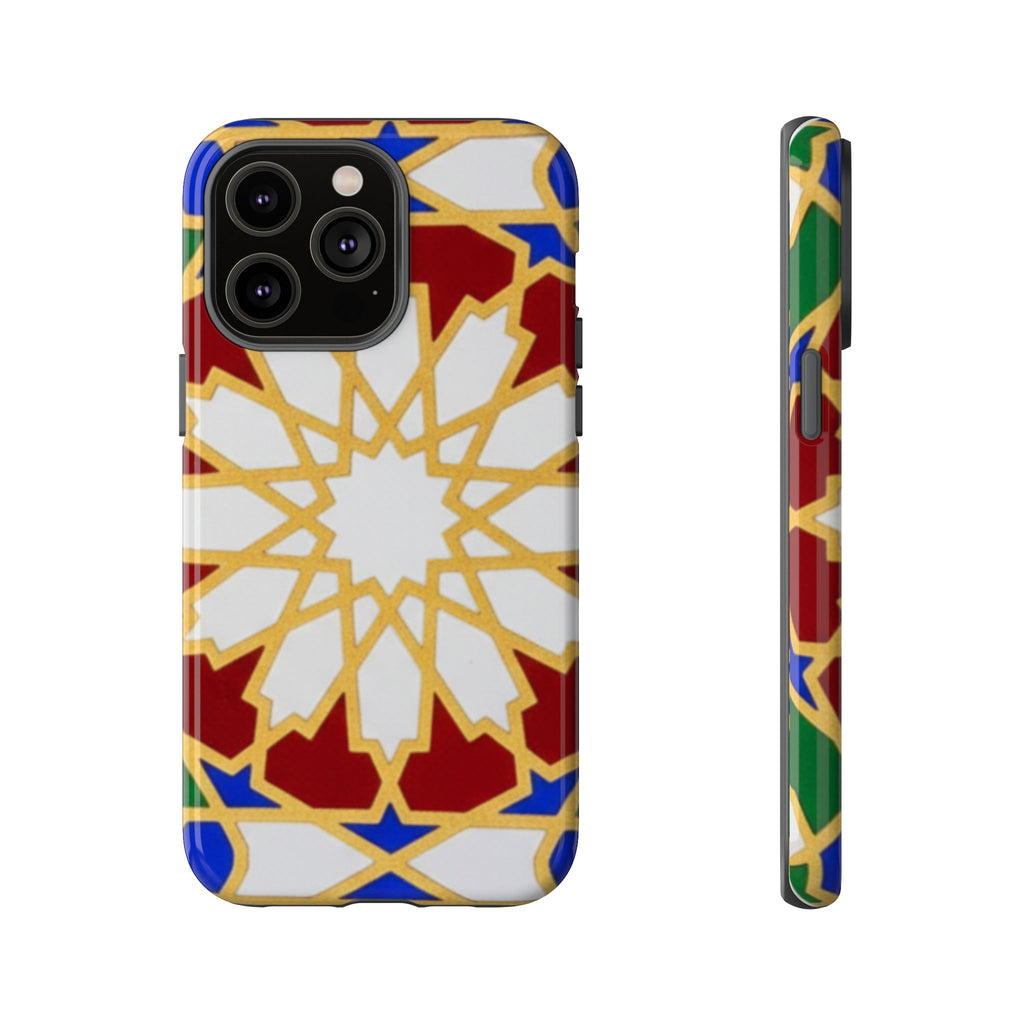 Geometric Moroccan Pattern Tough Case | Colorful Mosaic Phone Cover