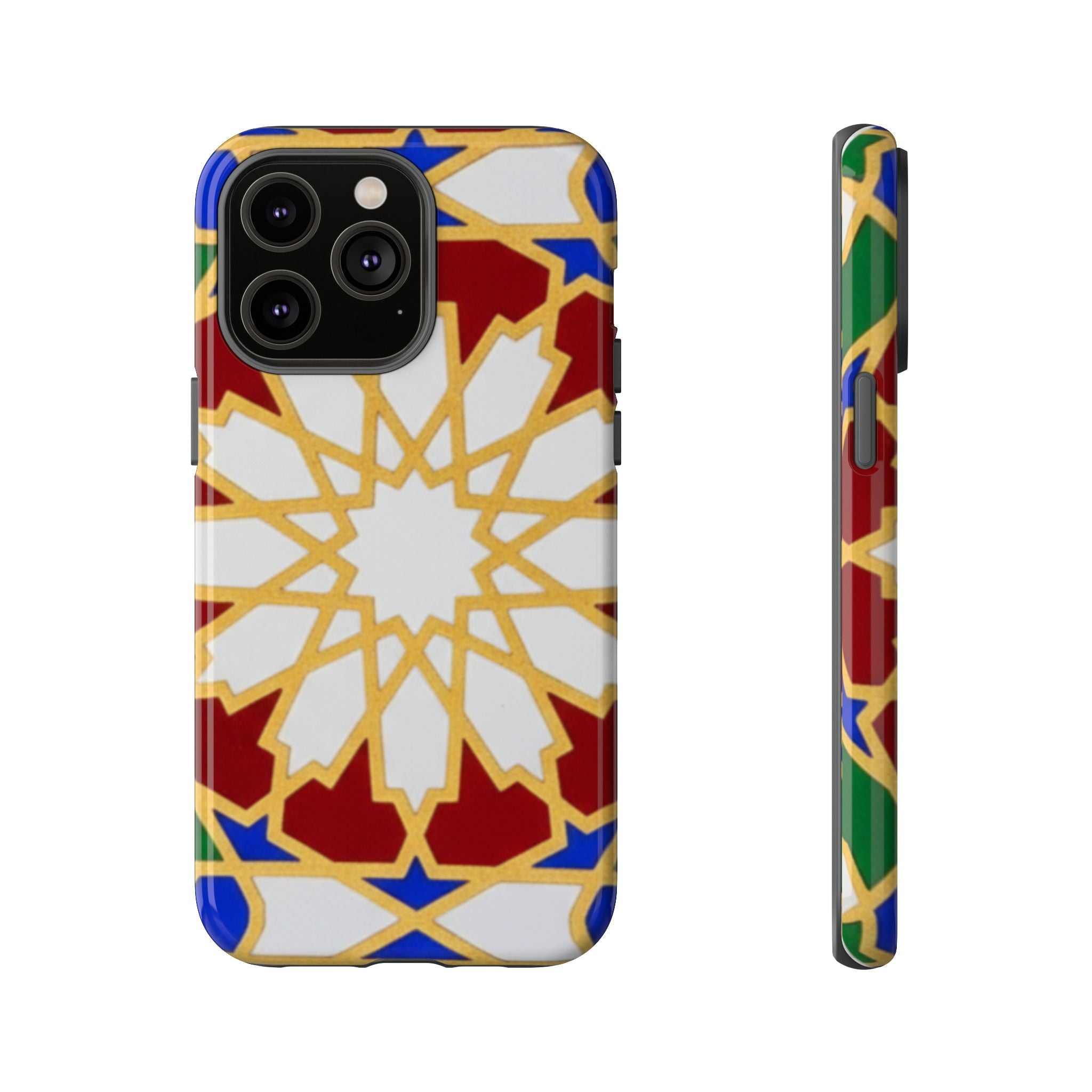 Geometric Moroccan Pattern Tough Case | Colorful Mosaic Phone Cover