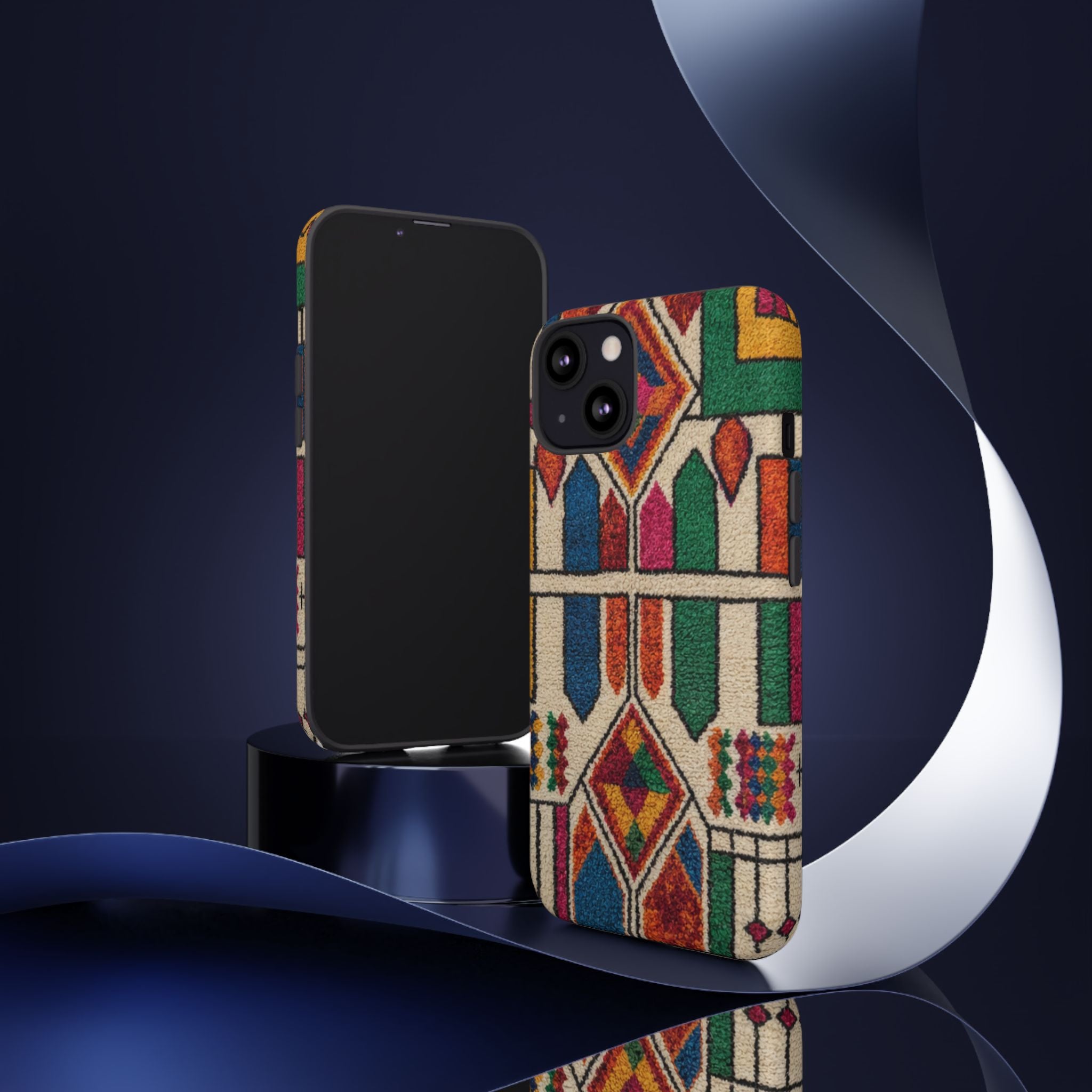 Colorful Moroccan Berber Pattern Phone Case | Tough Cases