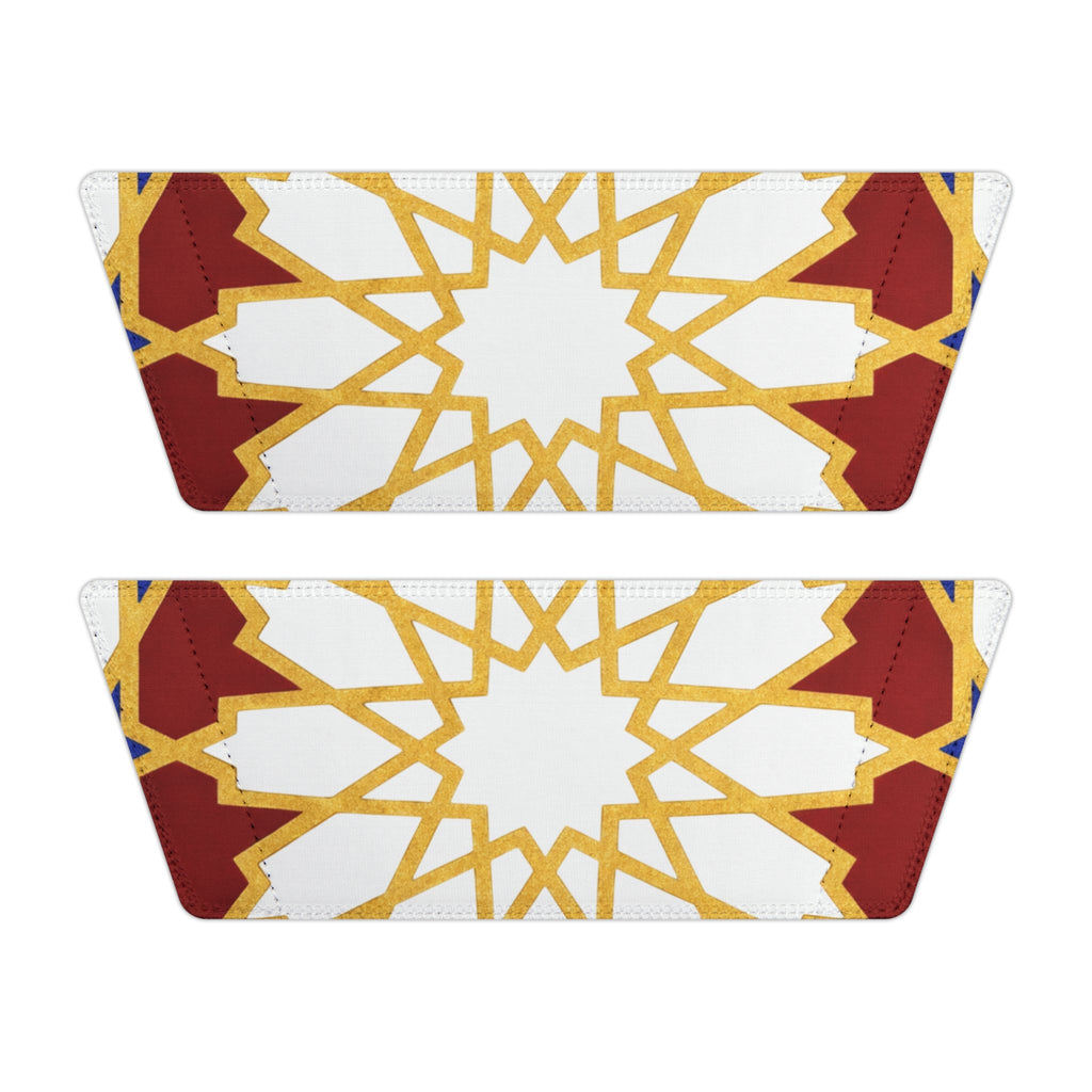 Gold Geometric Star Pattern Sandals | Slide Sandals