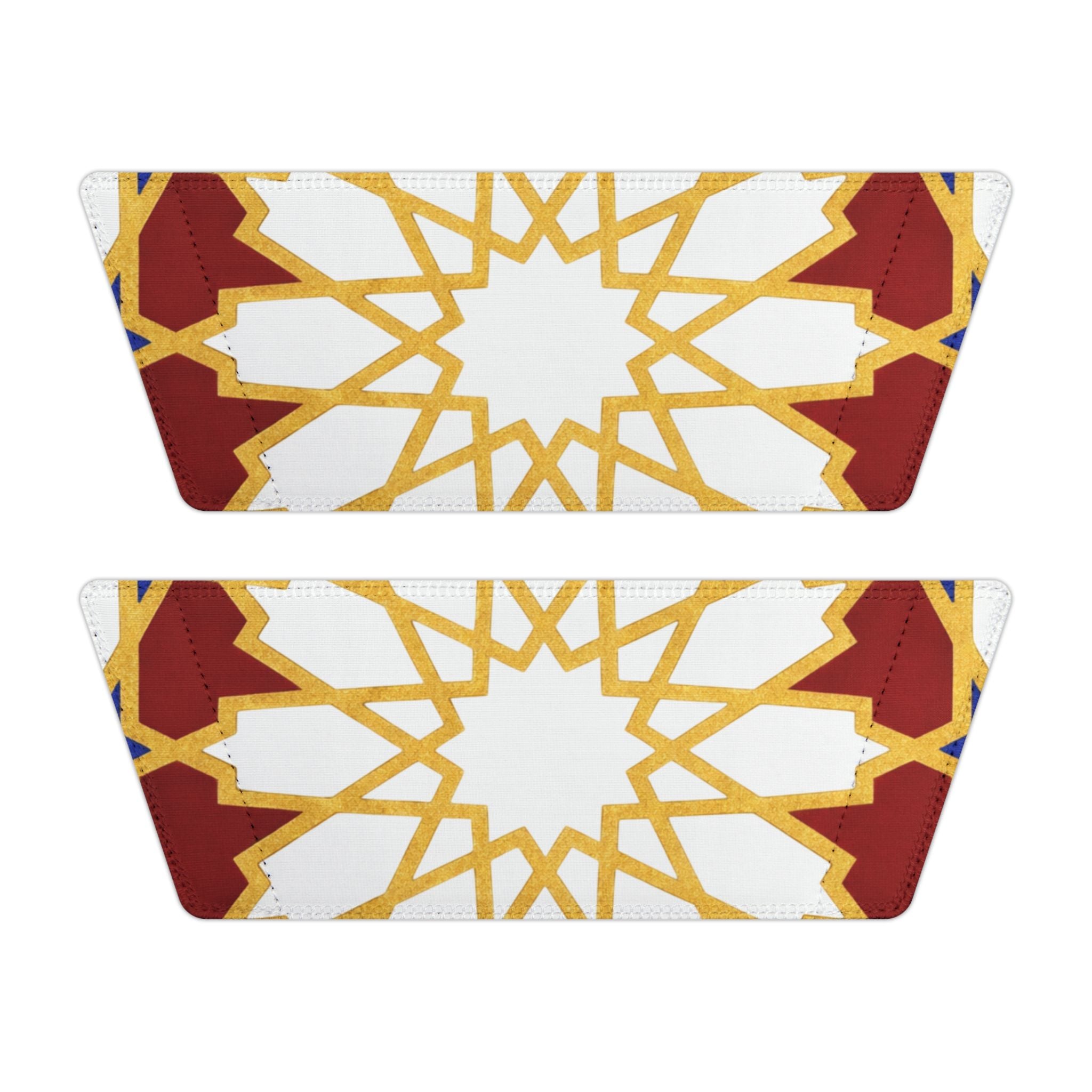 Gold Geometric Star Pattern Sandals | Slide Sandals