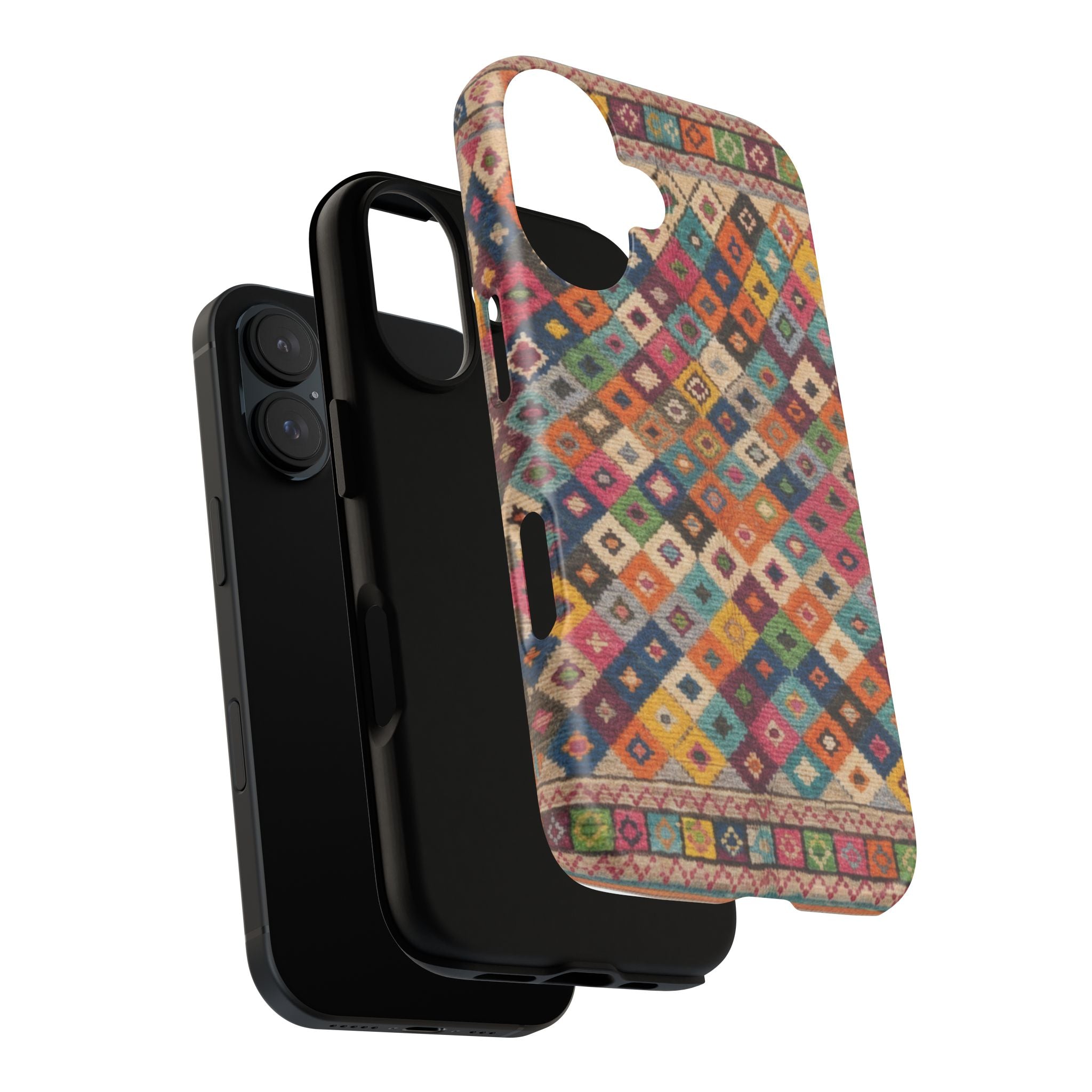 Colorful Kilim Diamond Pattern Phone Case | Tough Case