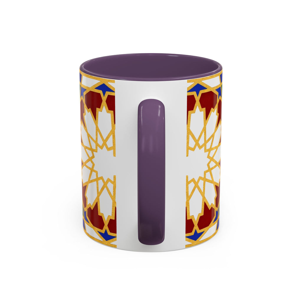 Geometric Moroccan Tile Mug | Accent Coffee Mug