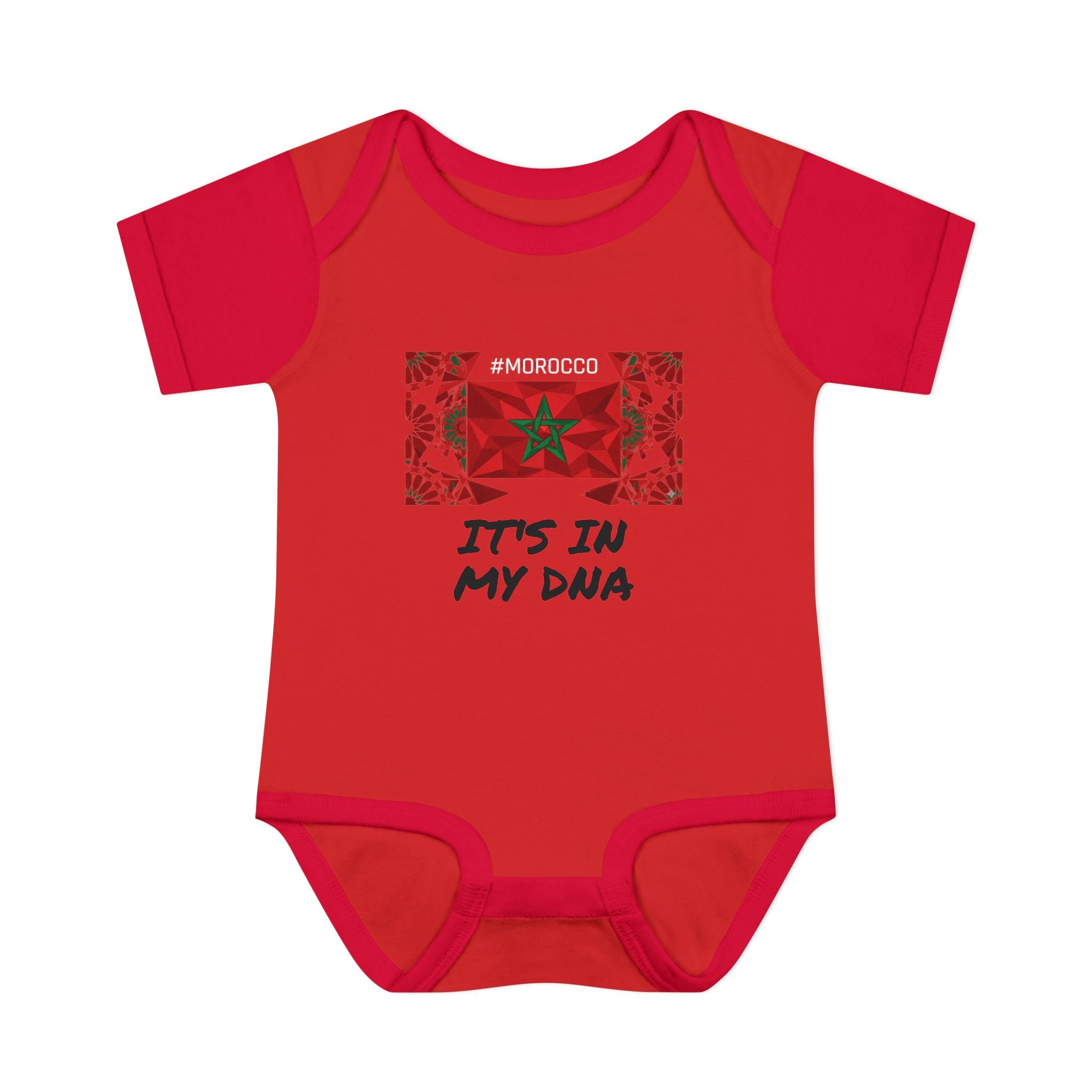 Cute Morocco Flag It's In My DNA Infant Bodysuit | Baby Onesie