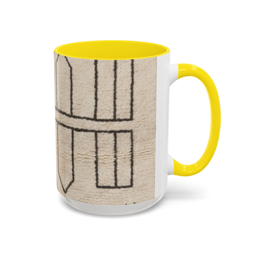 Neutral Geometric Pattern Mug | Accent Coffee Mug 11oz 15oz
