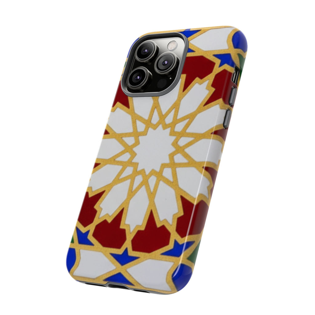 Geometric Moroccan Pattern Tough Case | Colorful Mosaic Phone Cover