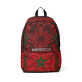 Morocco Flag Geometric Star Backpack | Moroccan Backpack