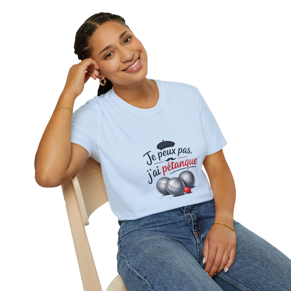 Je peux pas j'ai pétanque T-Shirt | French petanque design, boules graphic