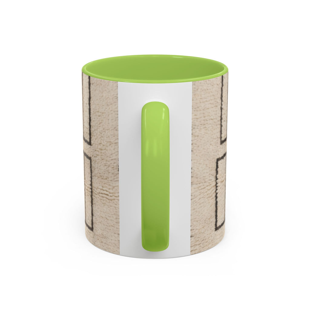 Neutral Geometric Pattern Mug | Accent Coffee Mug 11oz 15oz