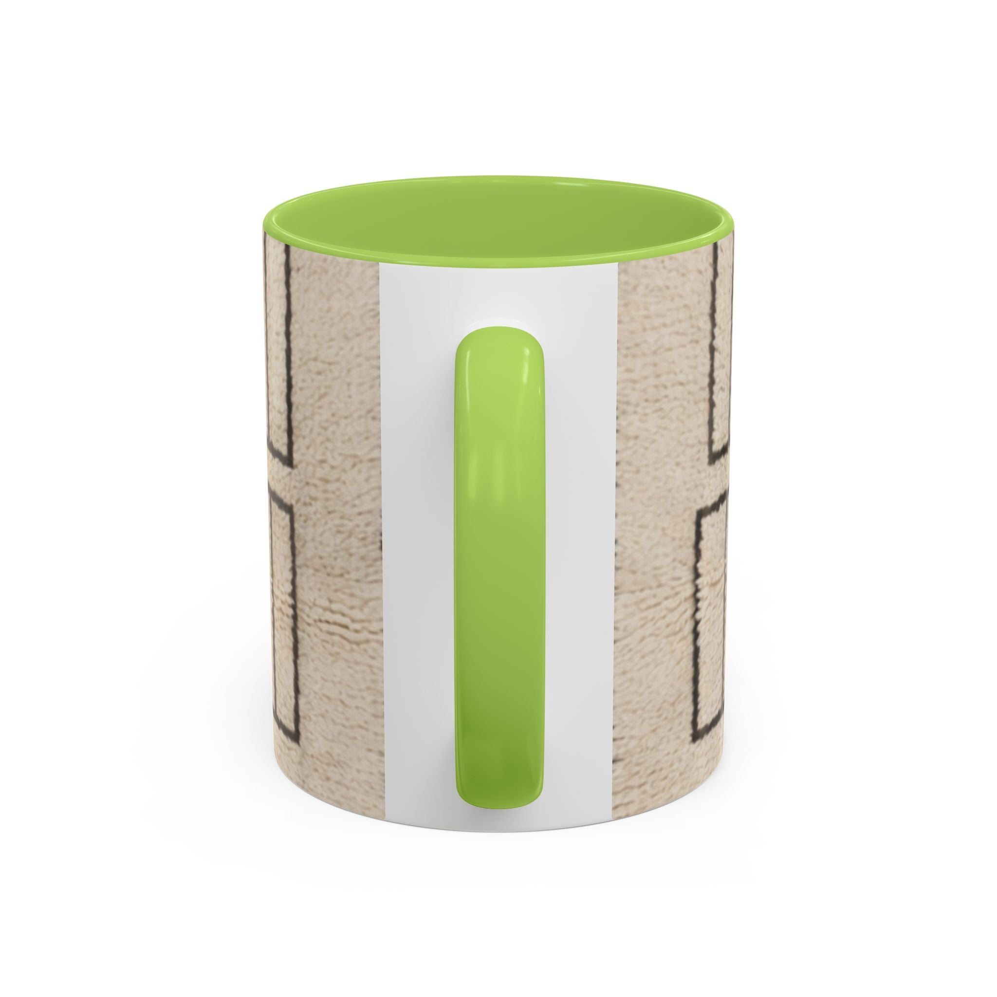 Neutral Geometric Pattern Mug | Accent Coffee Mug 11oz 15oz