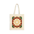 Geometric Moroccan Tile Tote | Canvas Bag, Boho Pattern