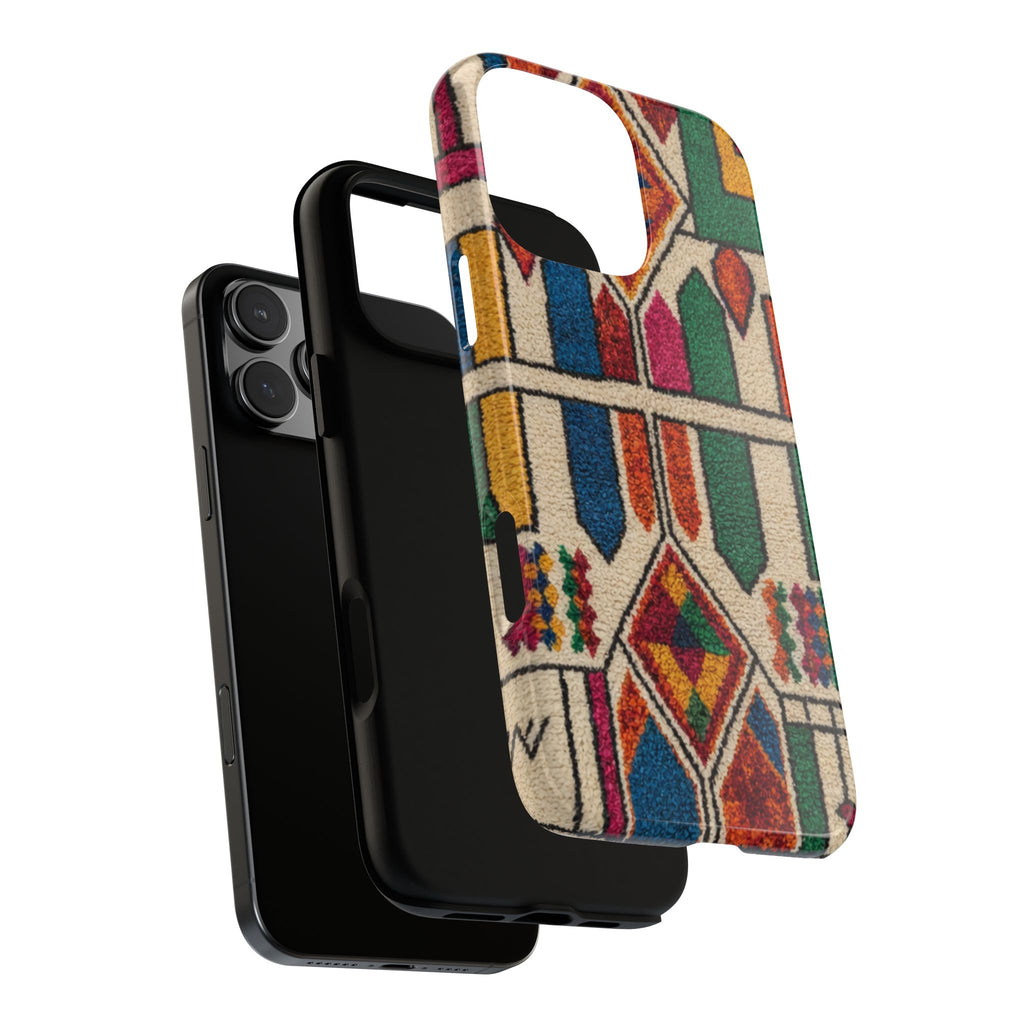 Colorful Moroccan Berber Pattern Phone Case | Tough Cases
