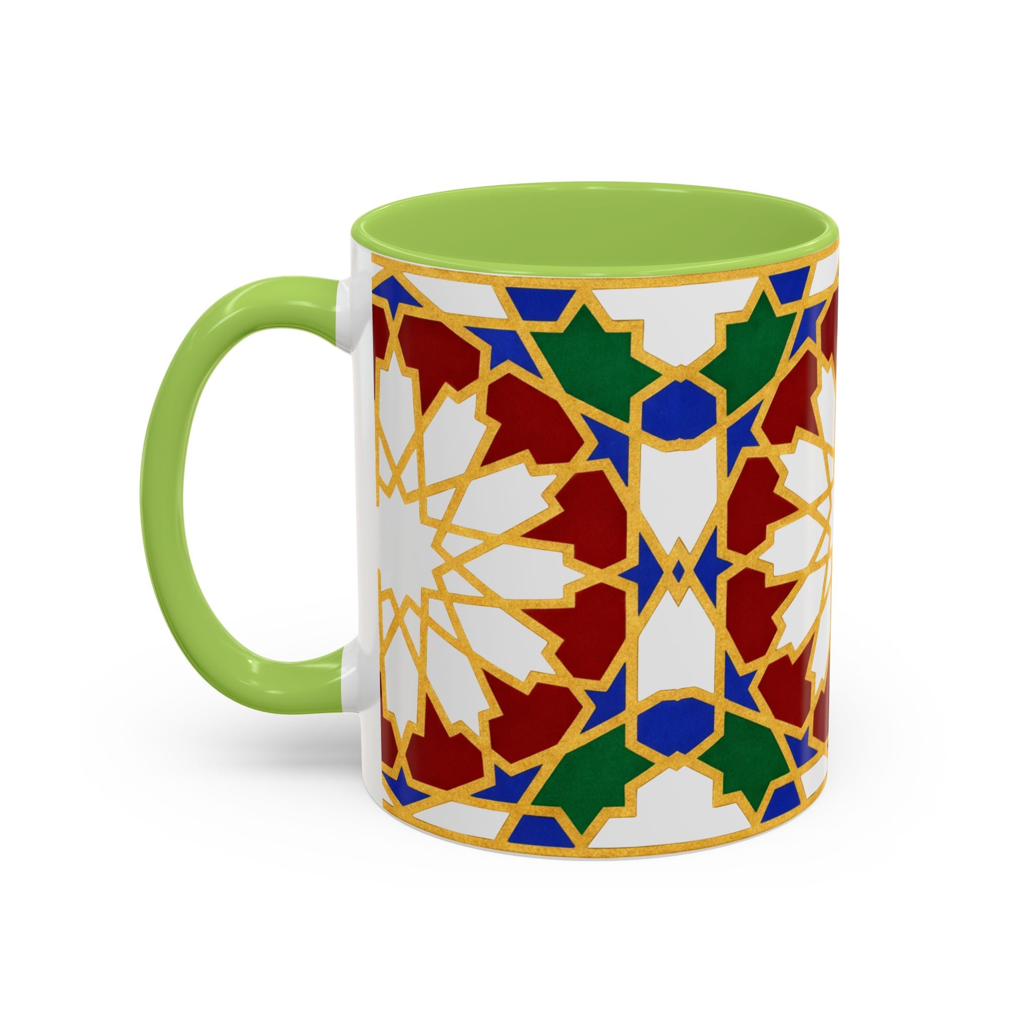Geometric Moroccan Tile Mug | Accent Coffee Mug