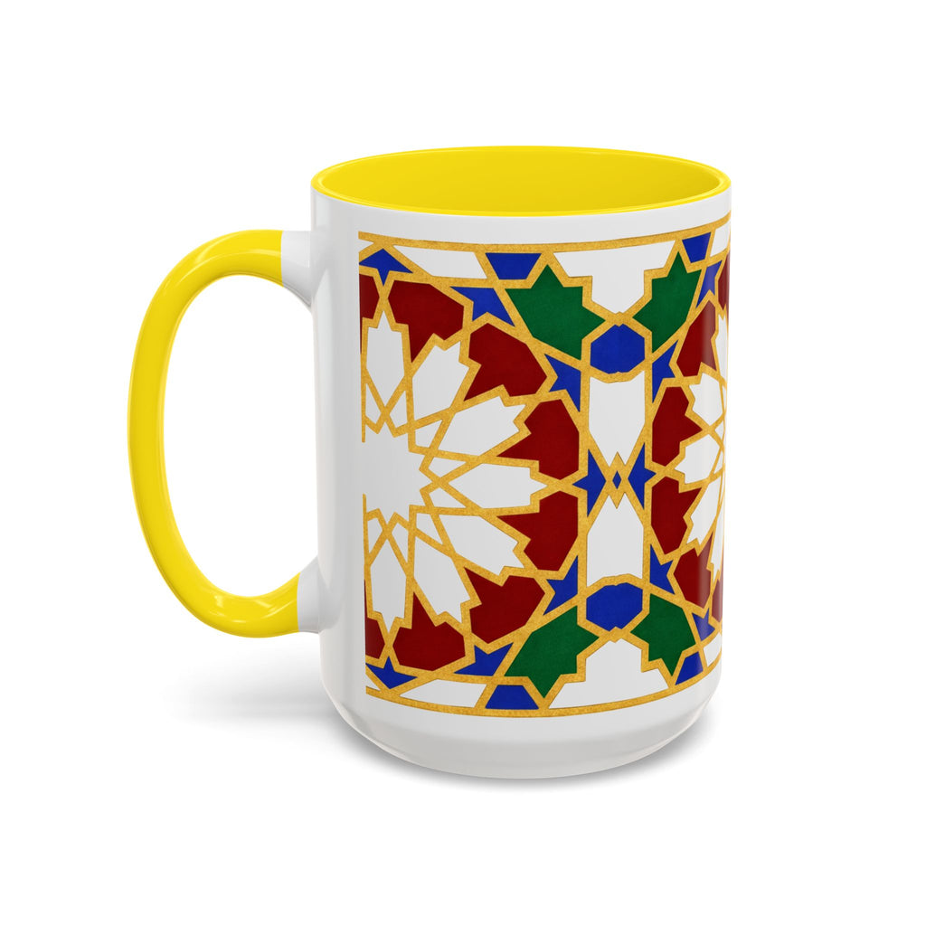 Geometric Moroccan Tile Mug | Accent Coffee Mug