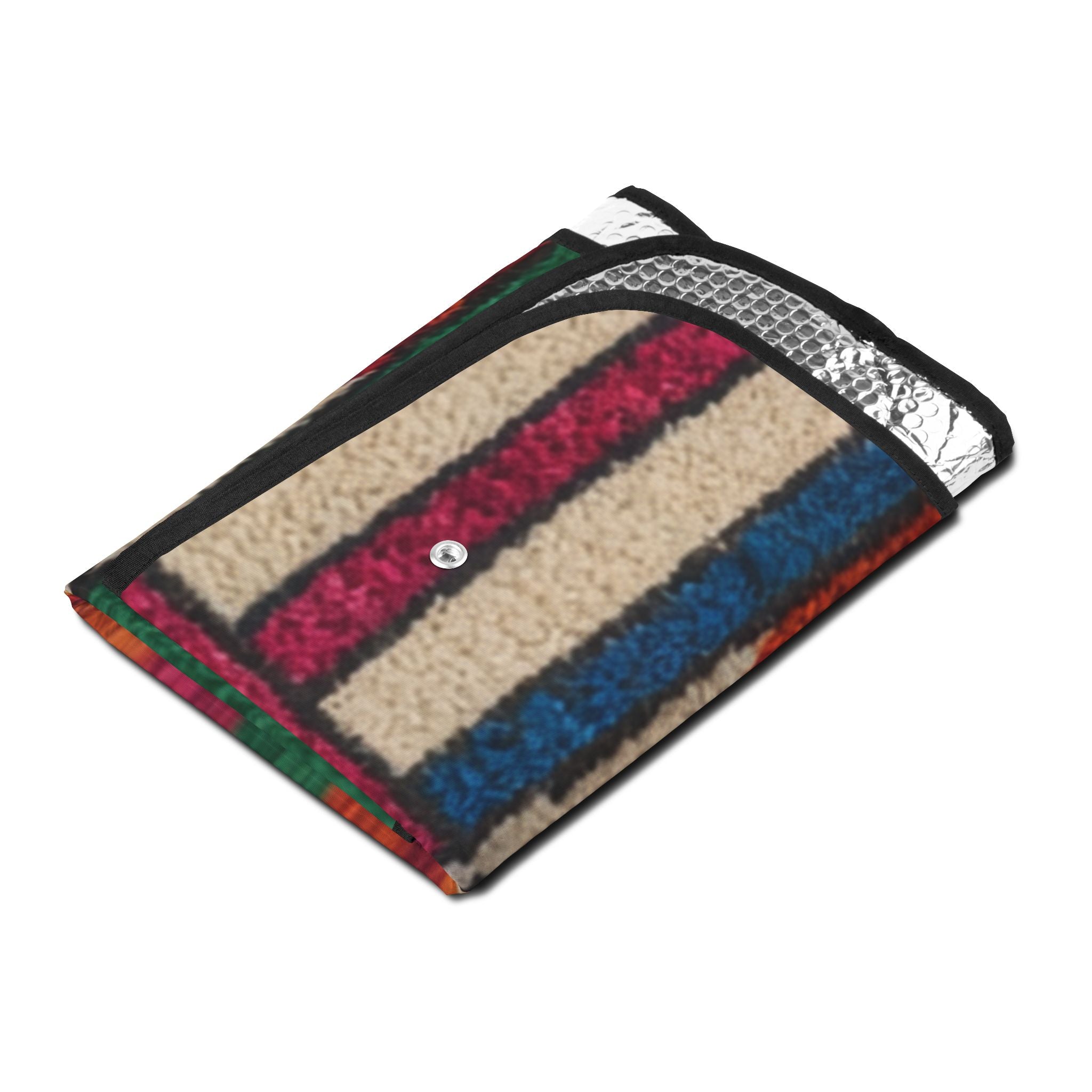 Southwestern Geometric Pattern Car Sun Shade | Tribal Desert Dashboard Cover