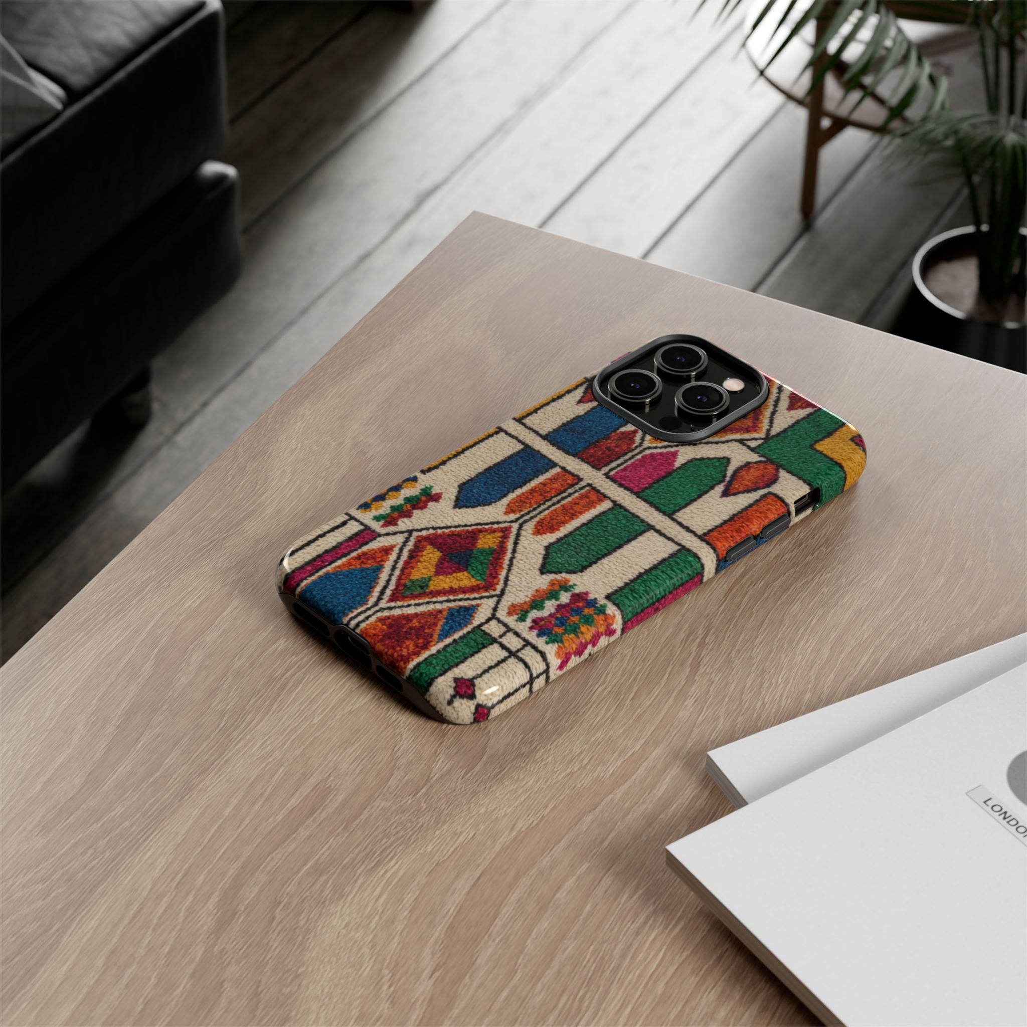 Colorful Moroccan Berber Pattern Phone Case | Tough Cases