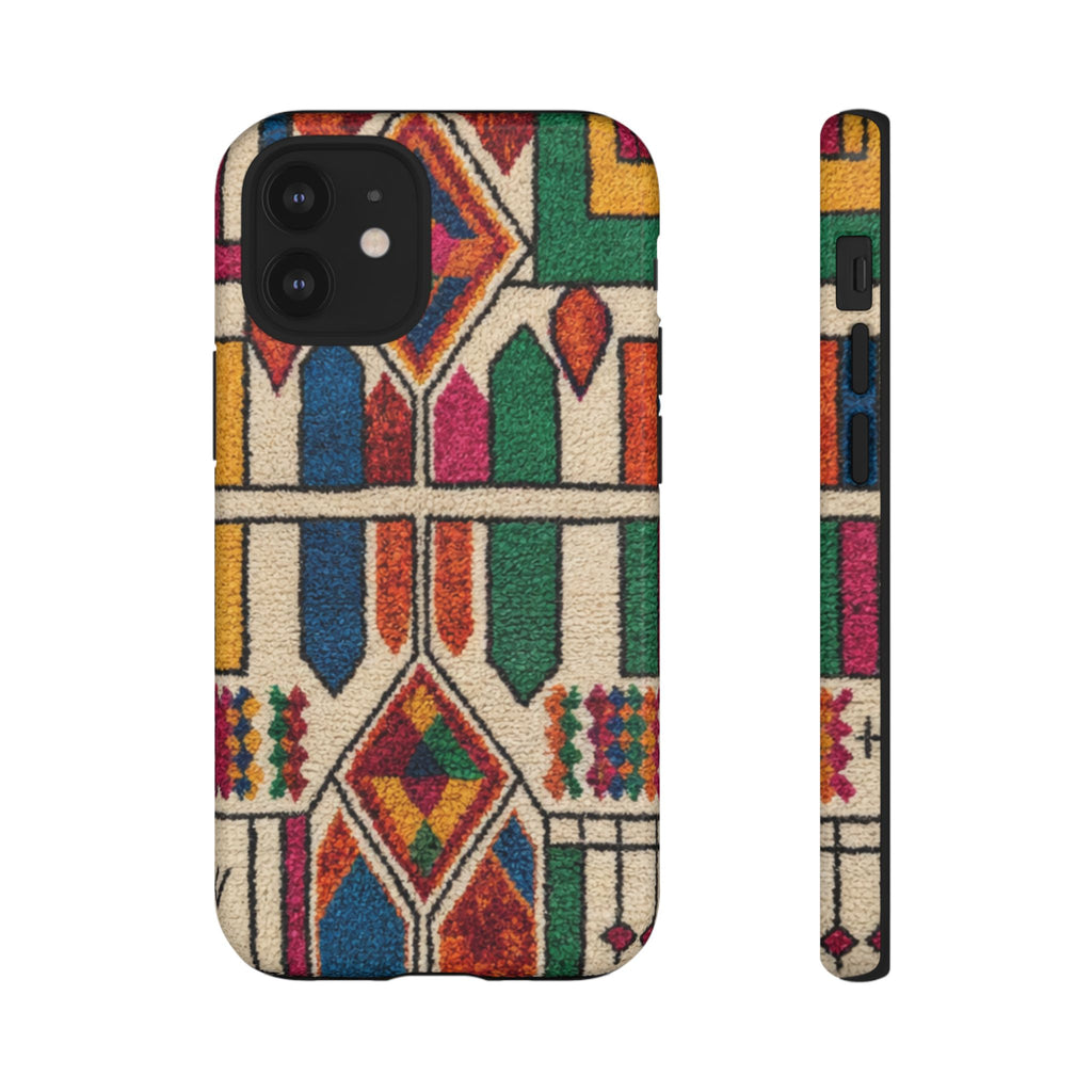Colorful Moroccan Berber Pattern Phone Case | Tough Cases